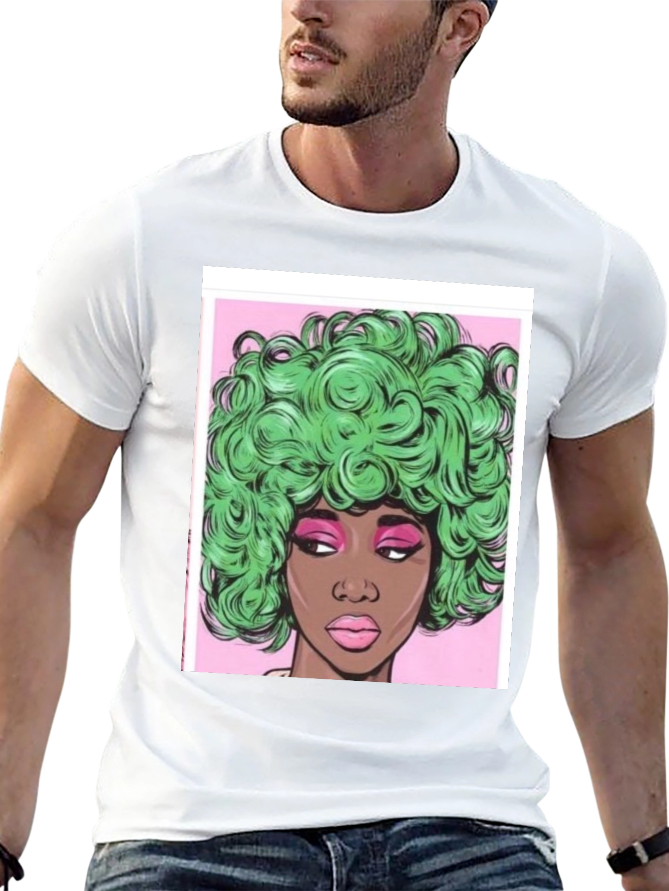 Funky Afro Pop Art T-Shirt