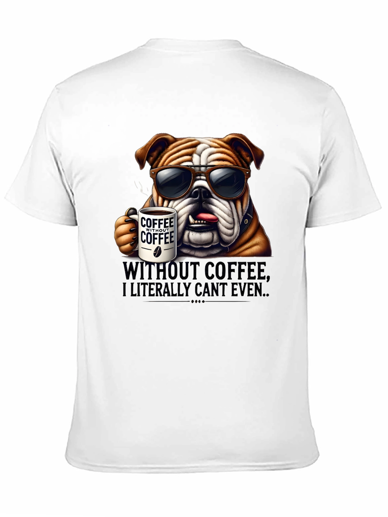Coffee Bulldog T-Shirt