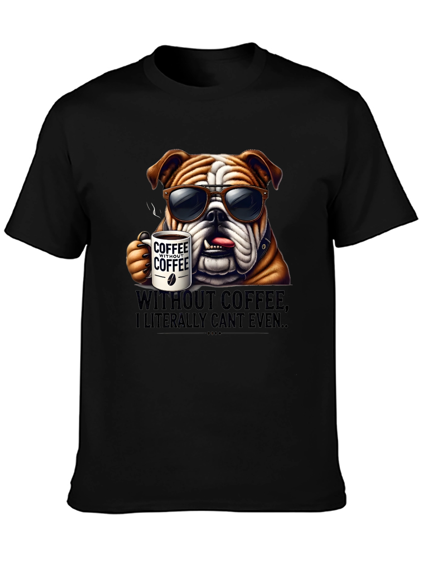 Coffee Bulldog T-Shirt