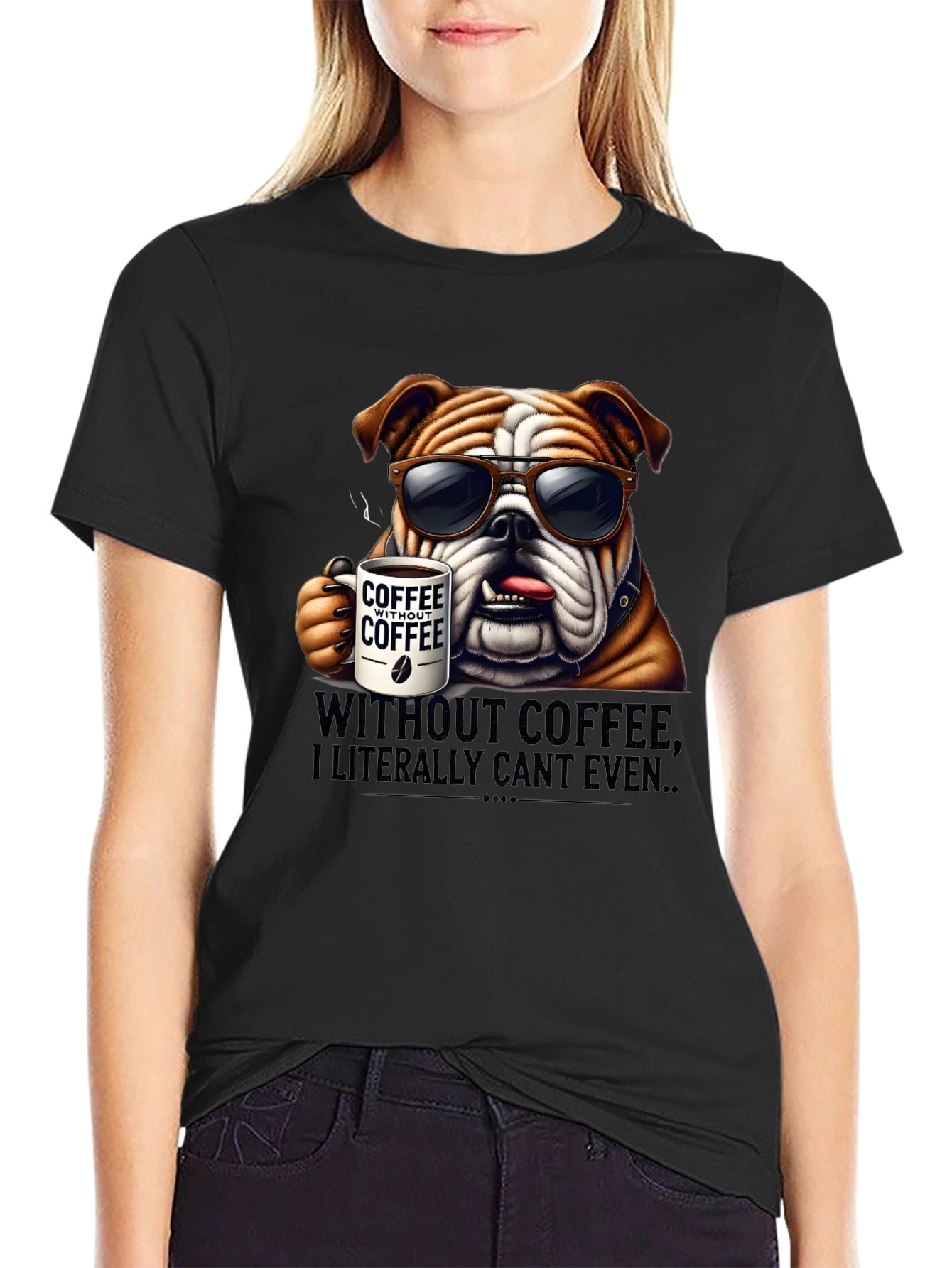 Coffee Bulldog T-Shirt