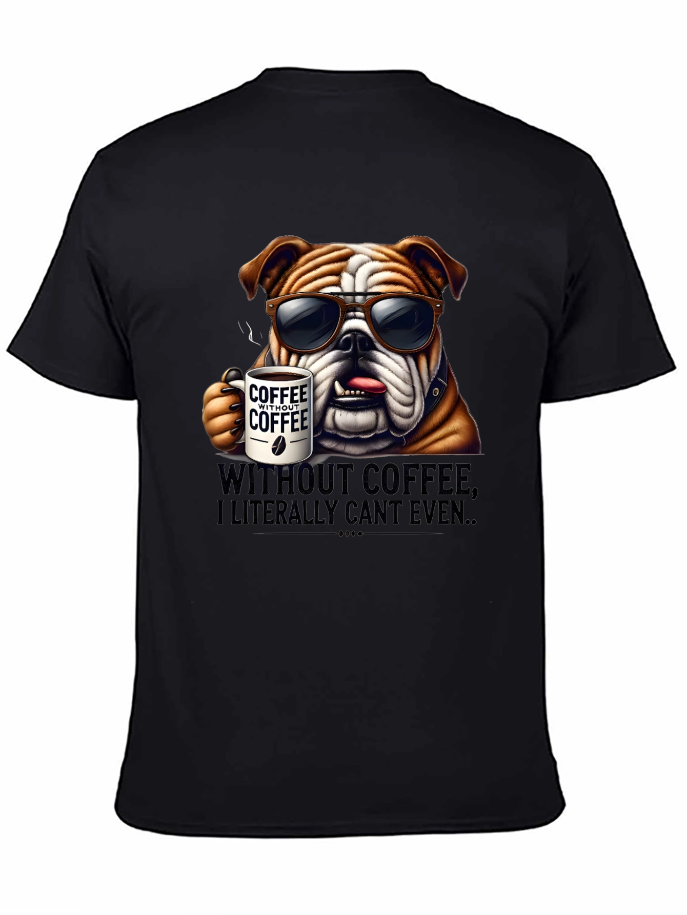 Coffee Bulldog T-Shirt