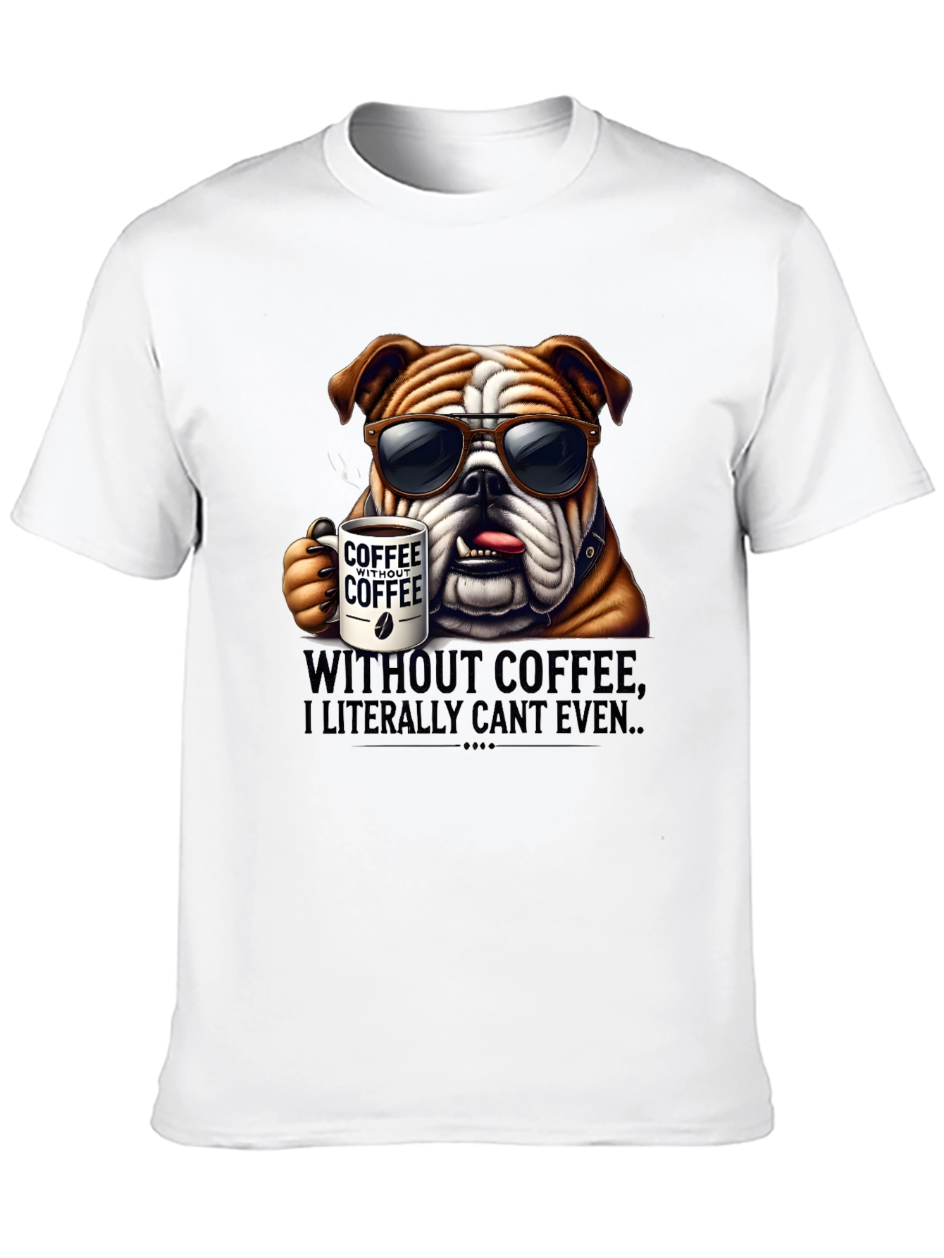 Coffee Bulldog T-Shirt