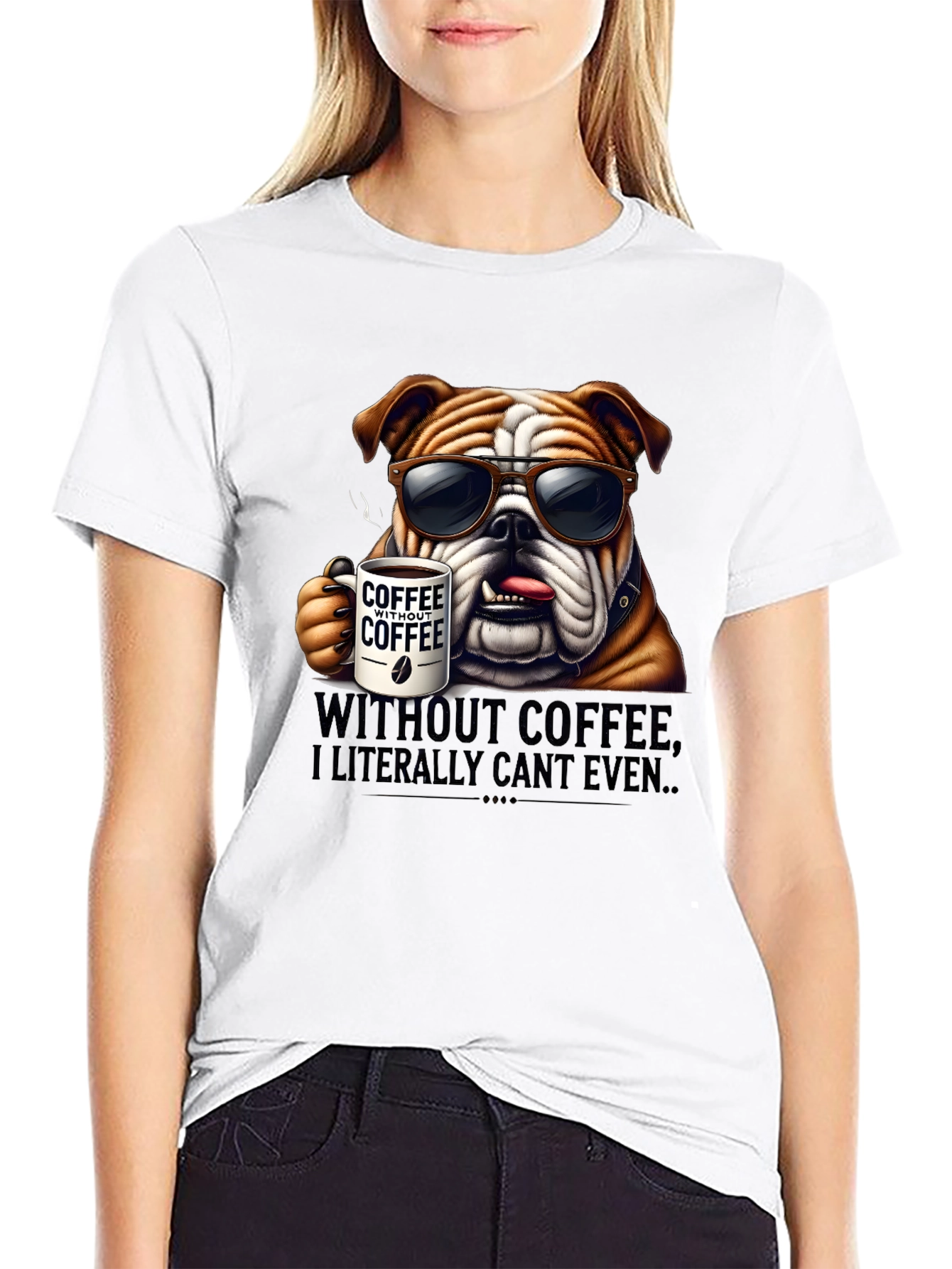 Coffee Bulldog T-Shirt