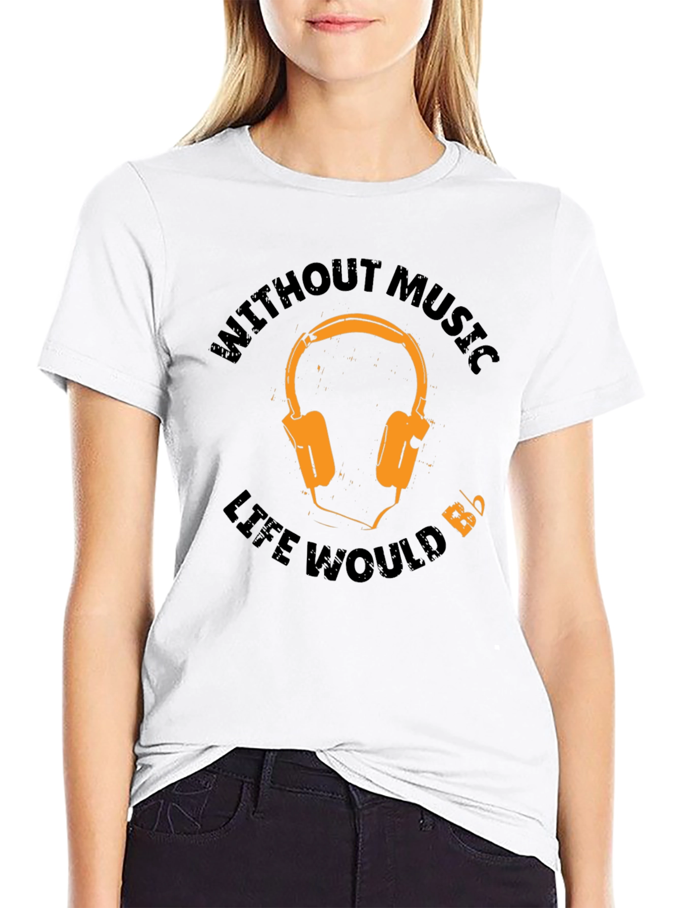 Music Lover T-Shirt - Without Music Life Would...