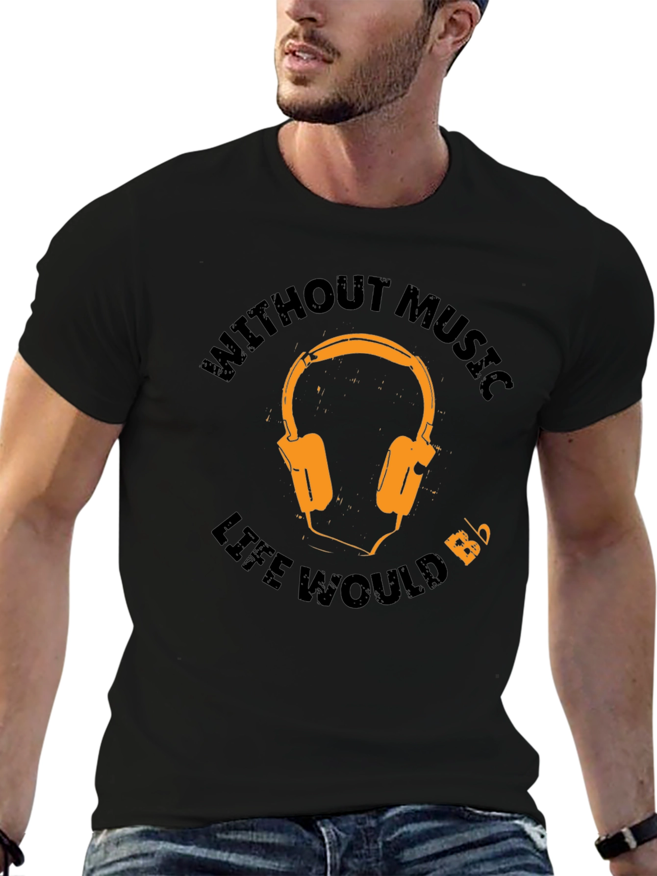 Music Lover T-Shirt - Without Music Life Would...