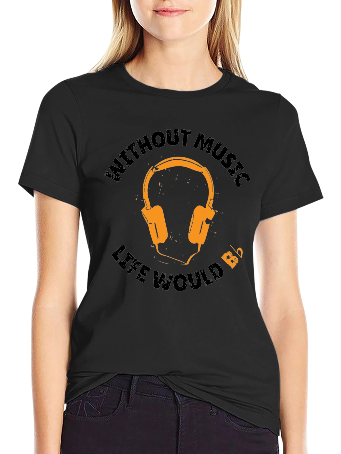 Music Lover T-Shirt - Without Music Life Would...