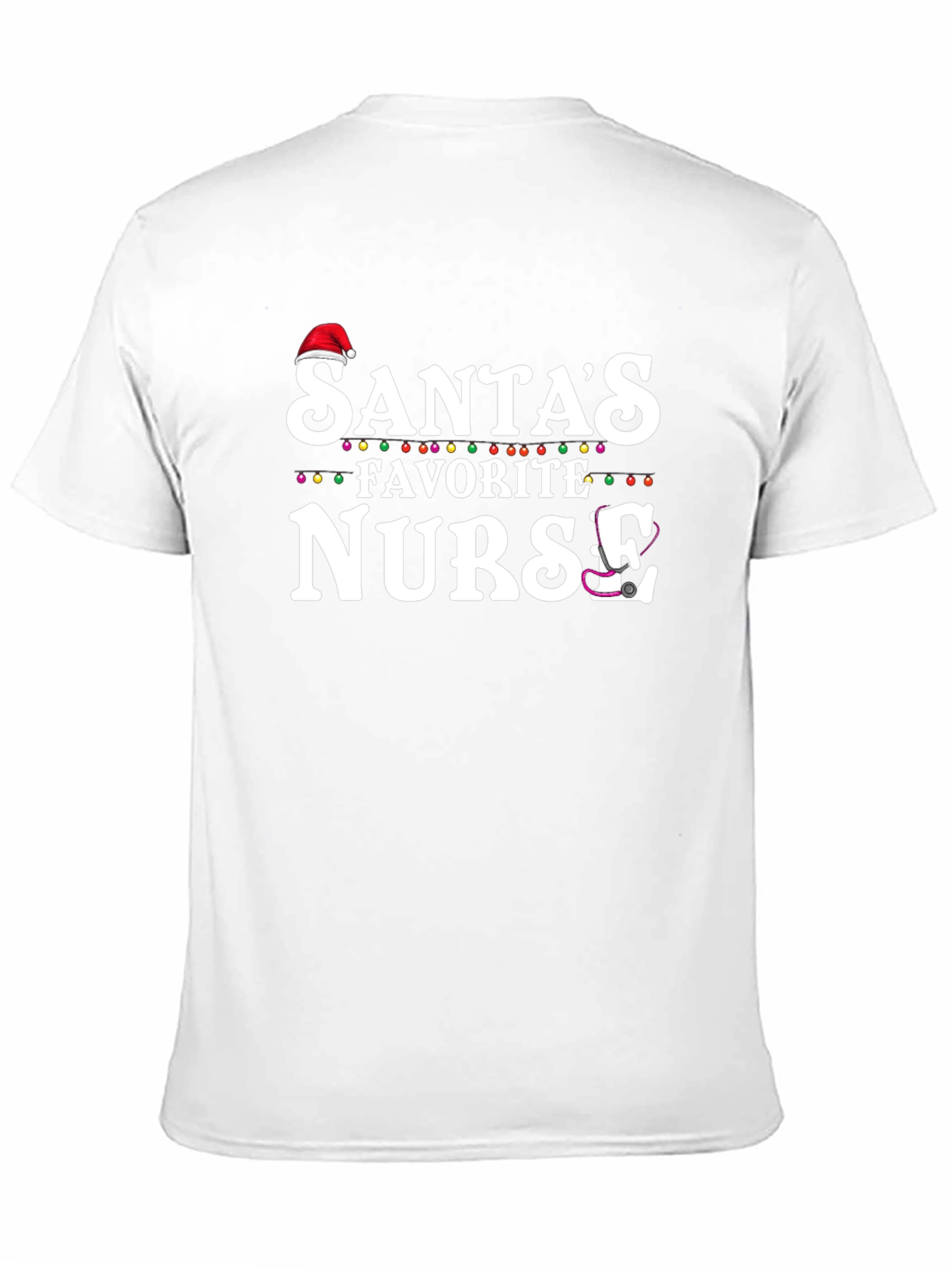 Santas Favorite Nurse Christmas T-Shirt