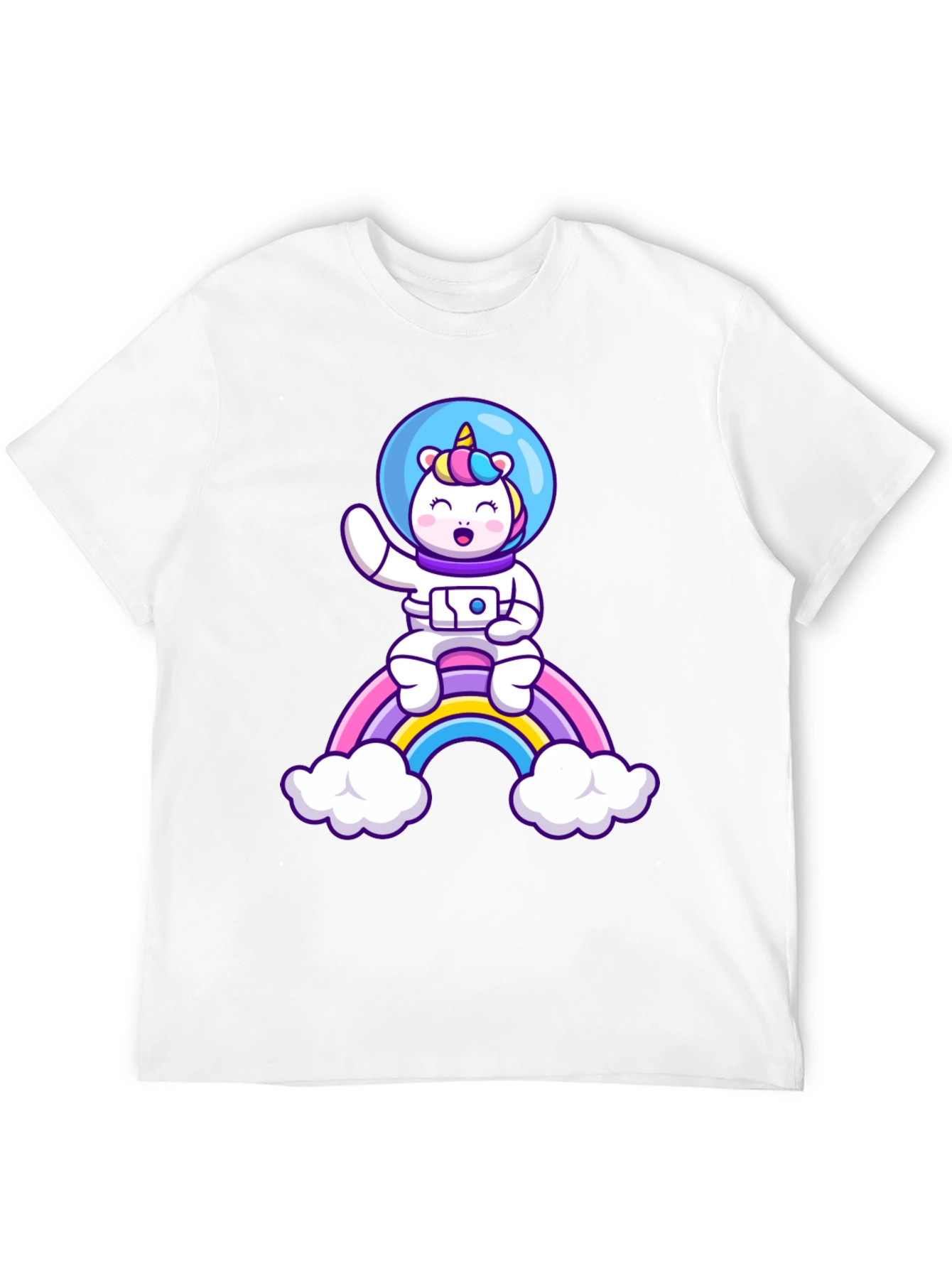 Astronaut Unicorn Rainbow T-Shirt
