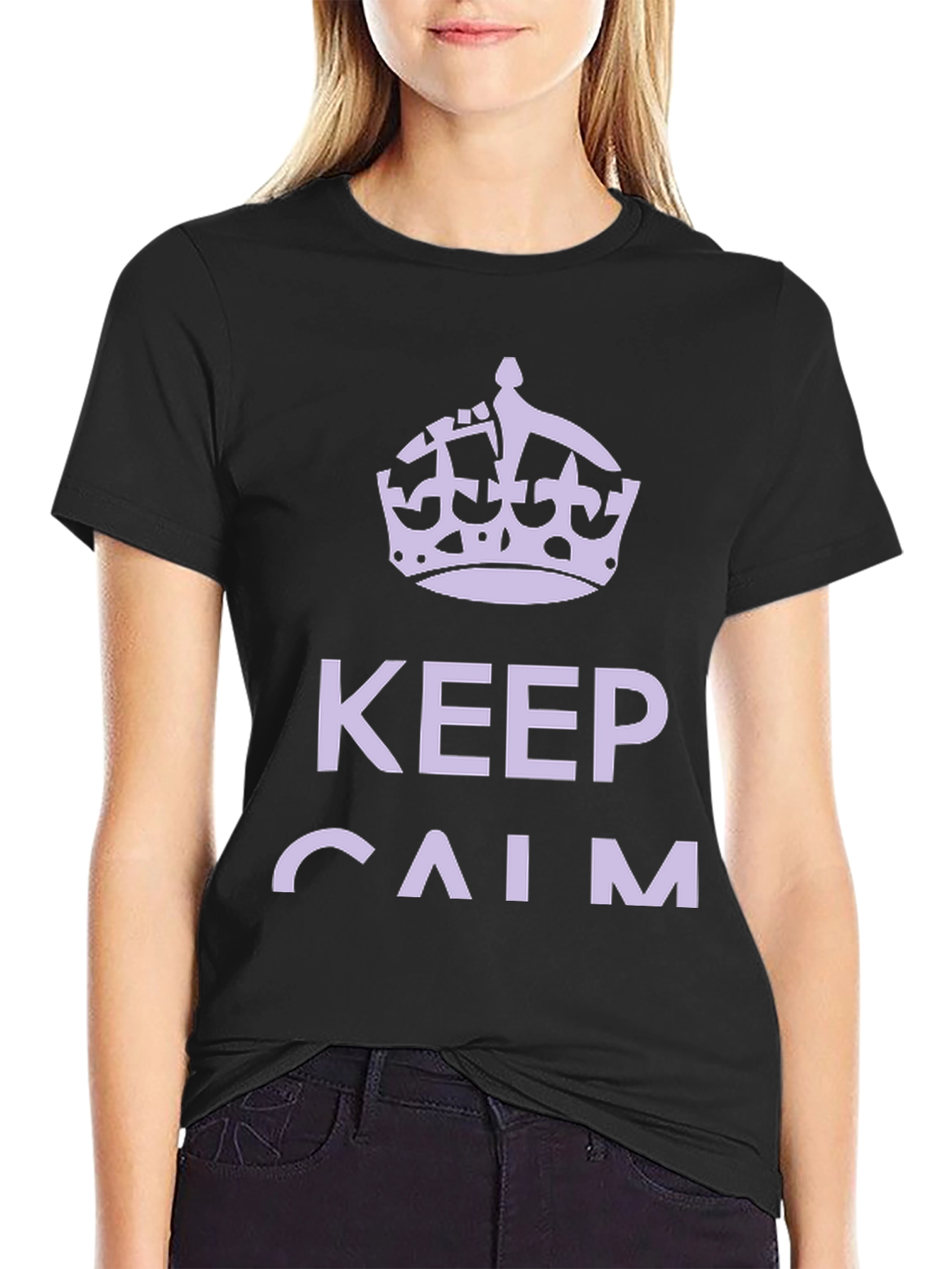 Keep Calm Crown Graphic T-Shirt