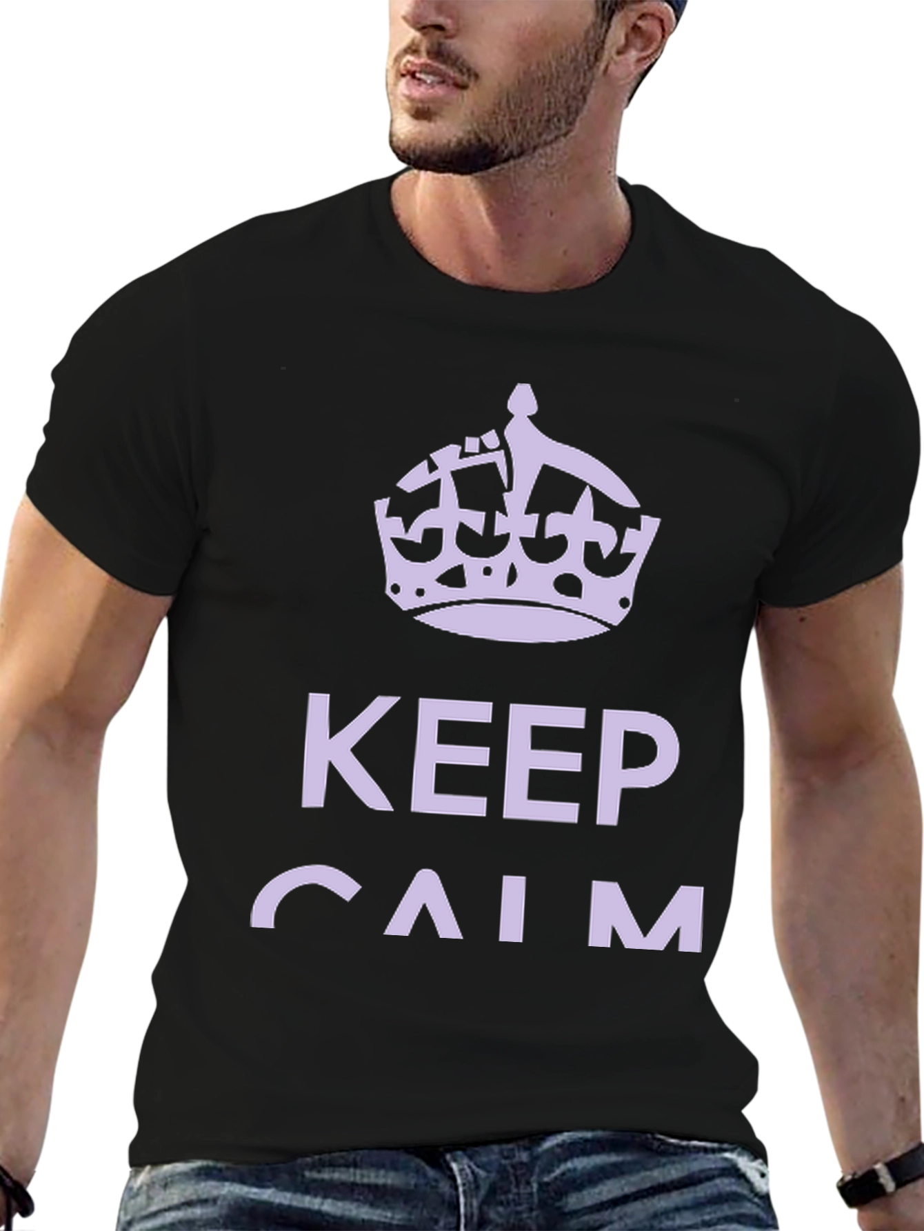 Keep Calm Crown Graphic T-Shirt