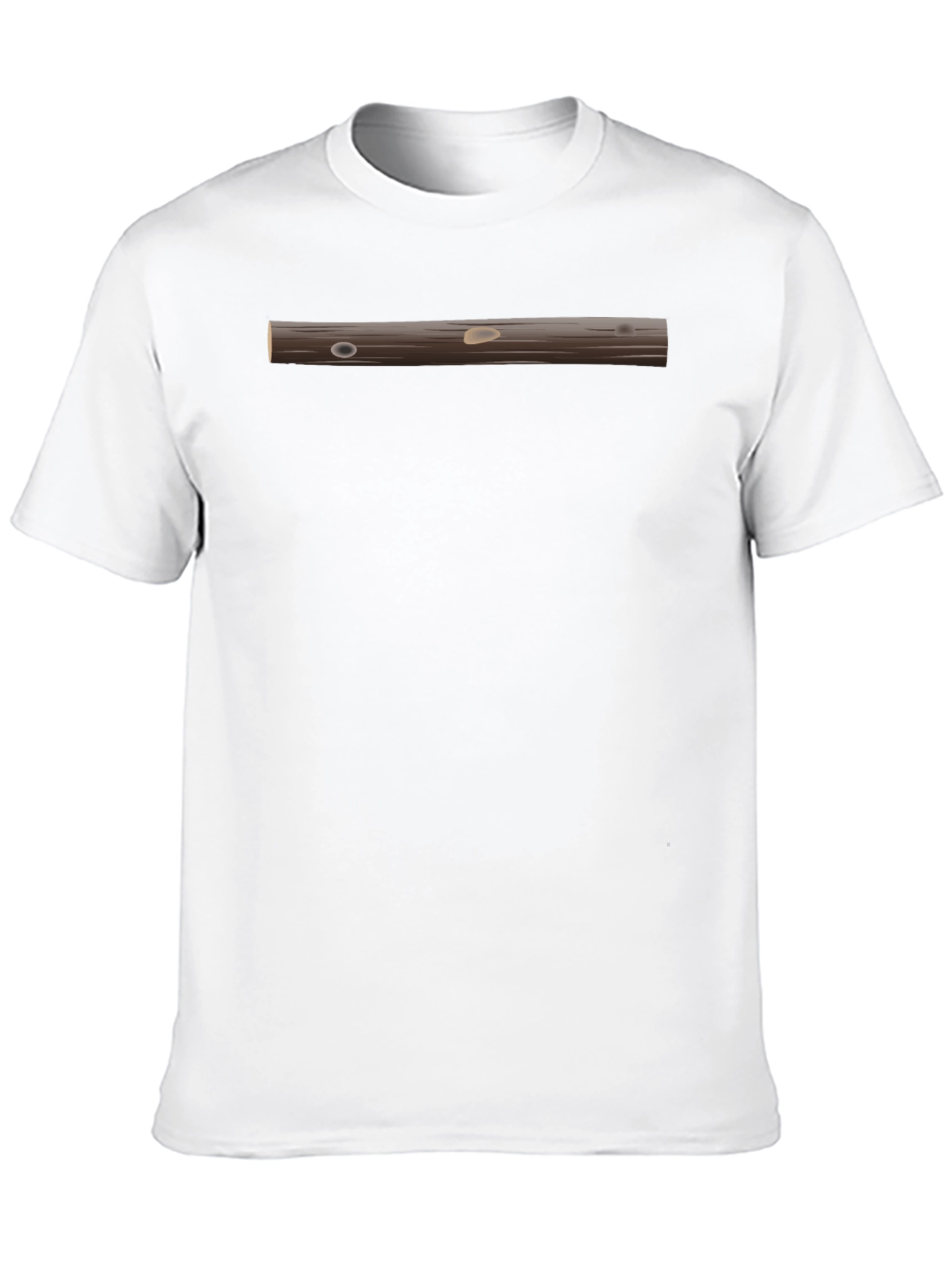Novelty Log T-Shirt - Black Graphic Tee