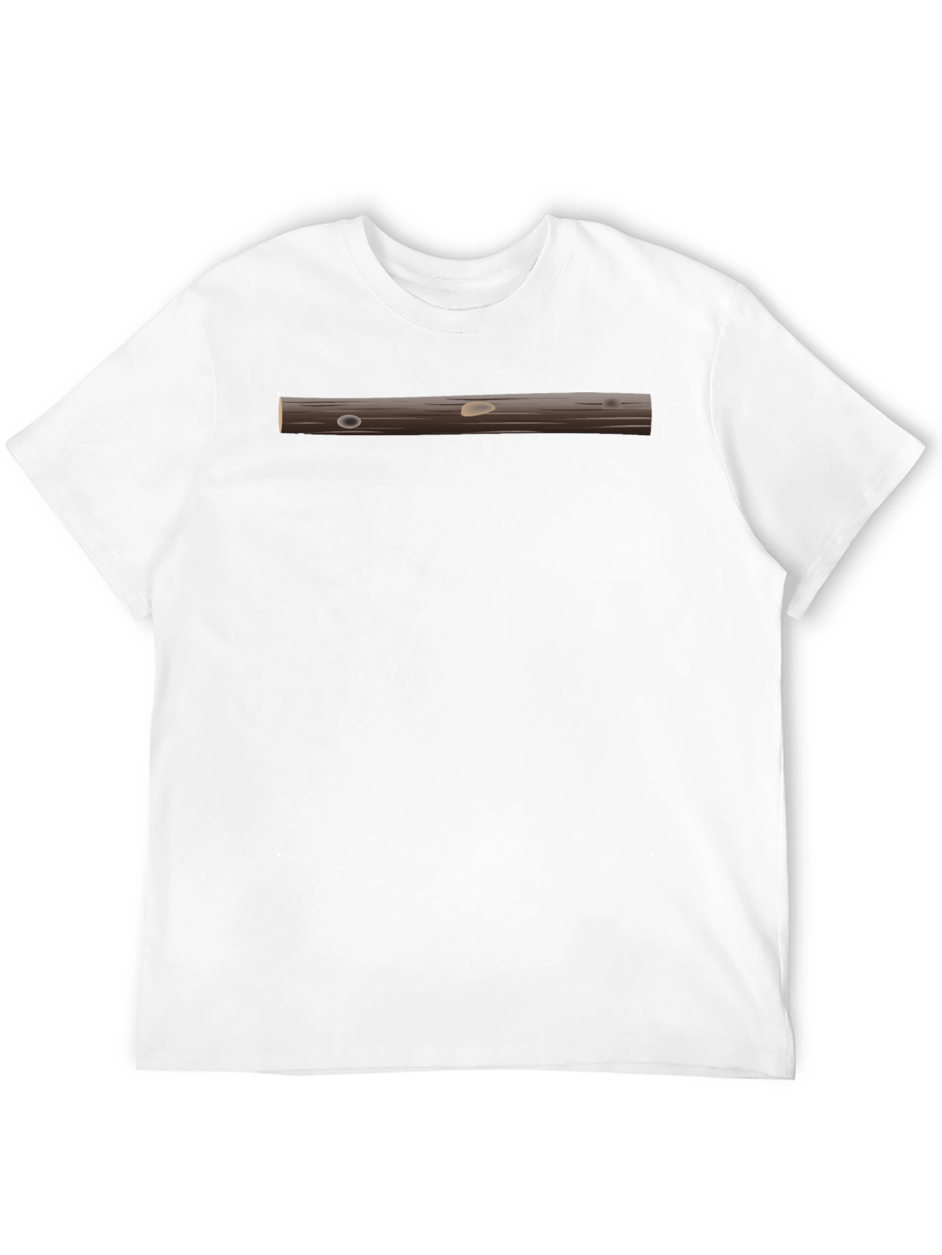 Novelty Log T-Shirt - Black Graphic Tee