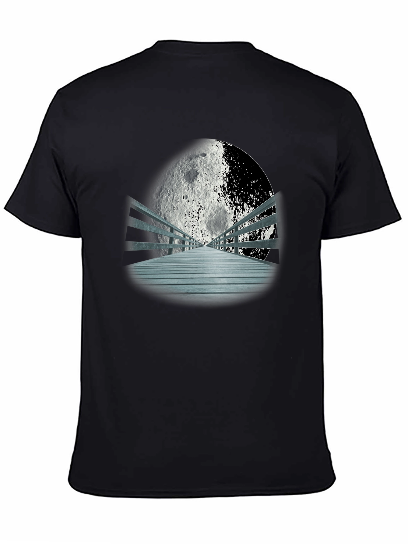 Moon Bridge T-Shirt - Sci-Fi Graphic Tee