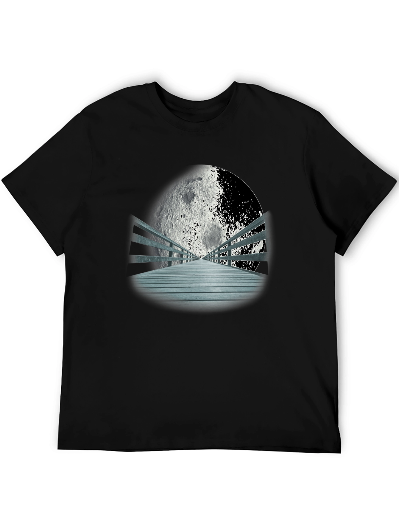 Moon Bridge T-Shirt - Sci-Fi Graphic Tee