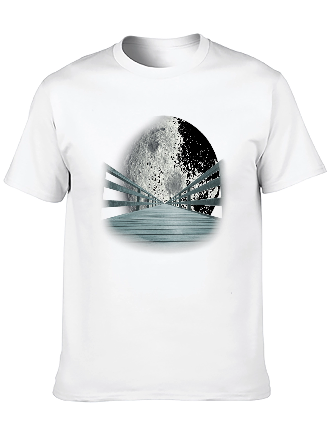 Moon Bridge T-Shirt - Sci-Fi Graphic Tee