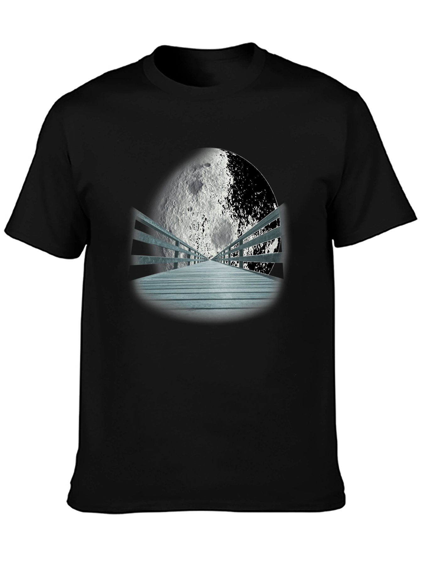 Moon Bridge T-Shirt - Sci-Fi Graphic Tee