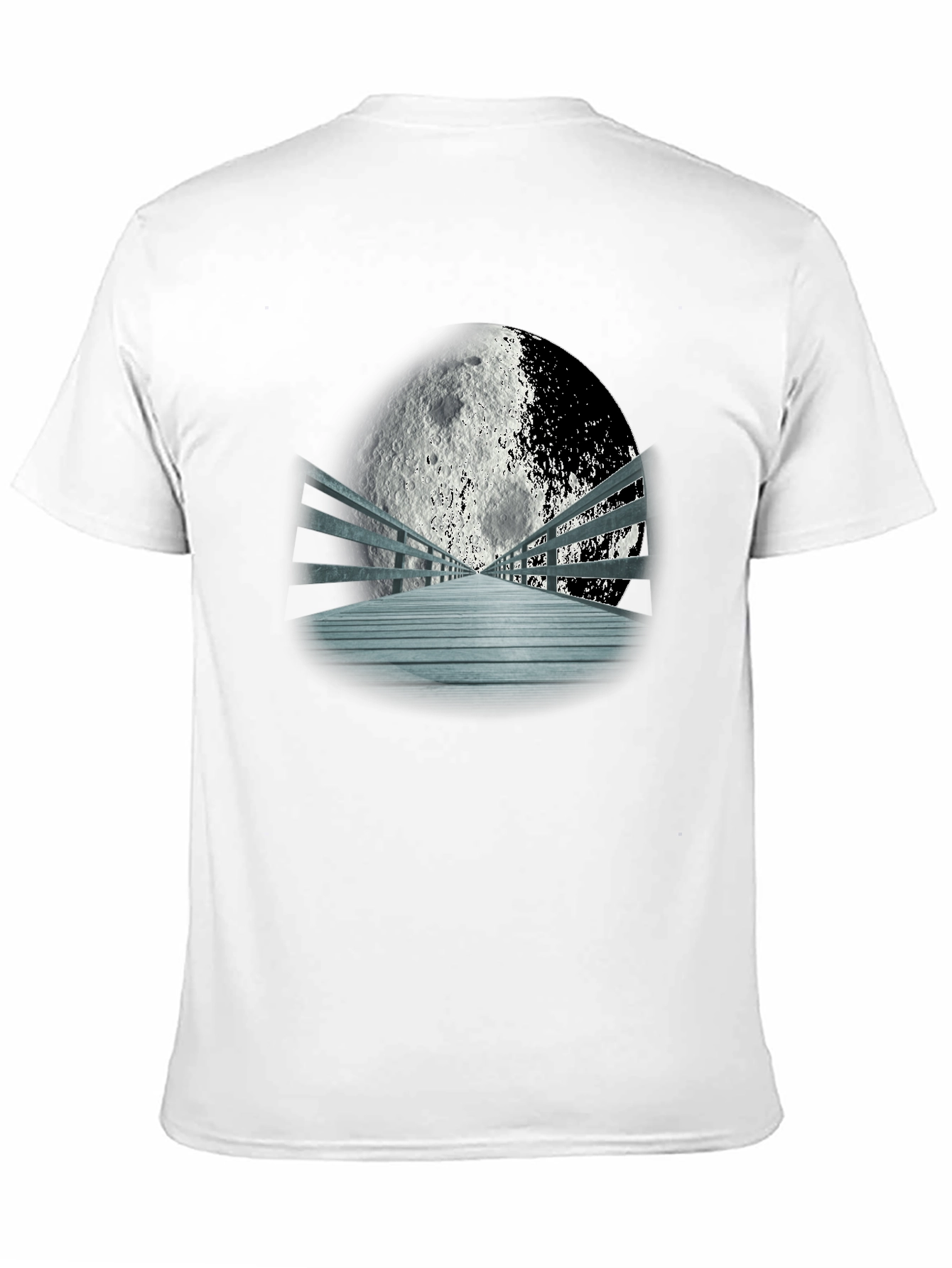 Moon Bridge T-Shirt - Sci-Fi Graphic Tee