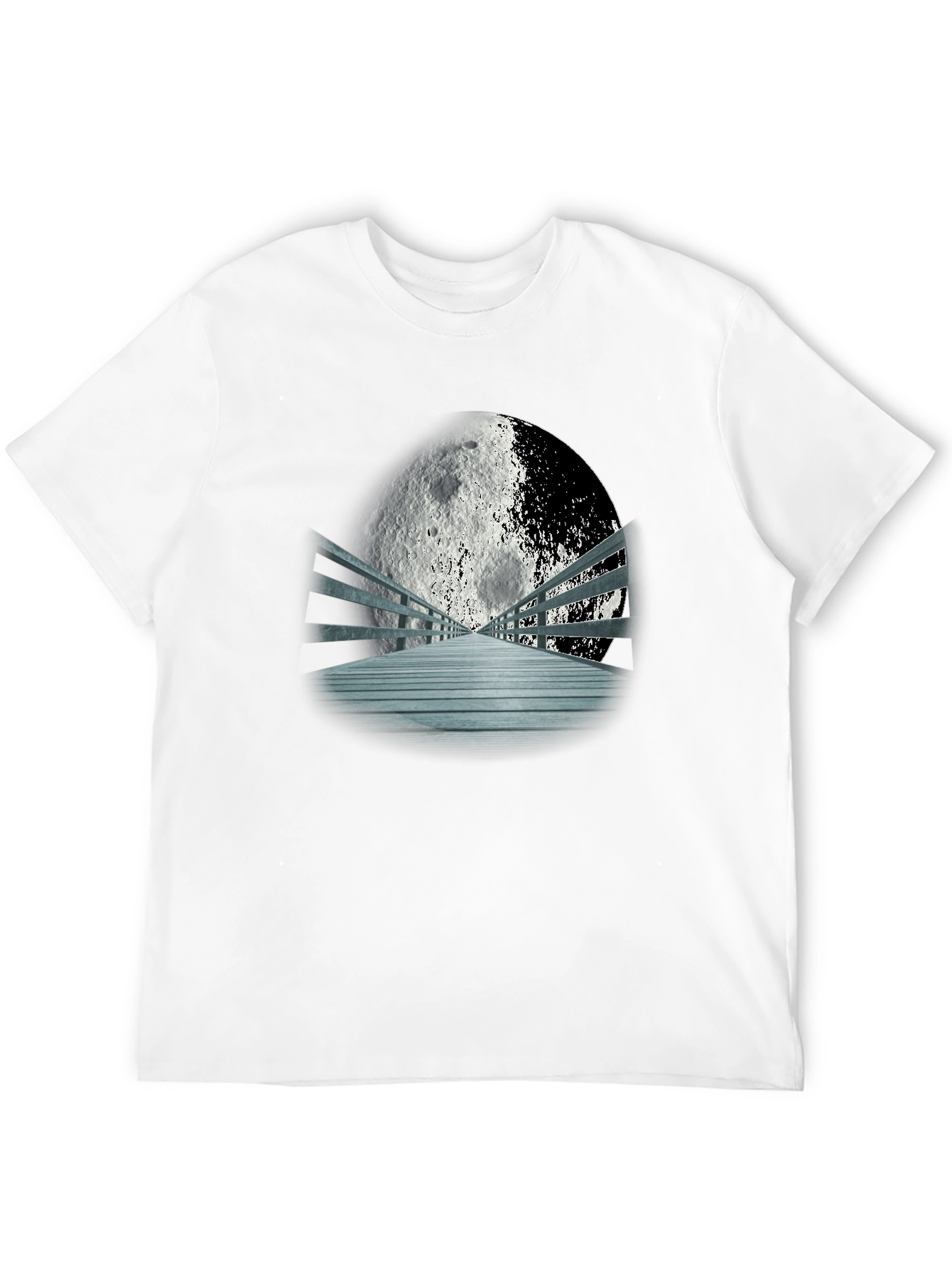 Moon Bridge T-Shirt - Sci-Fi Graphic Tee