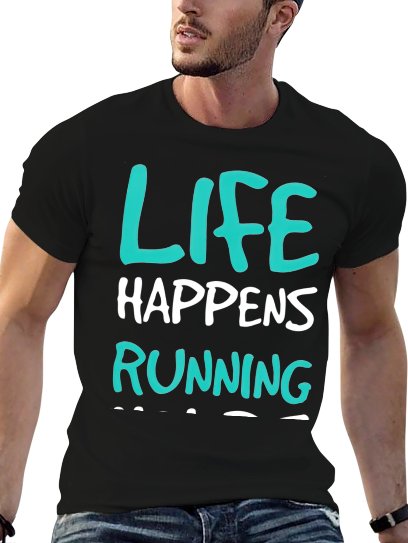 Life Happens Running T-Shirt