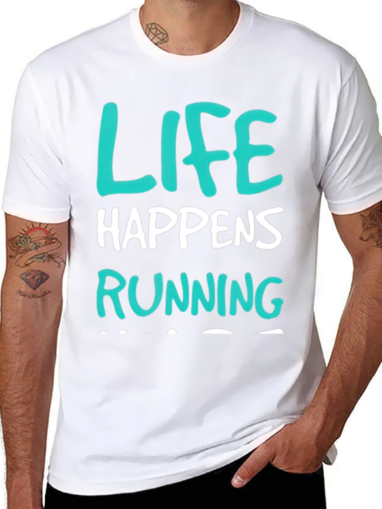 Life Happens Running T-Shirt