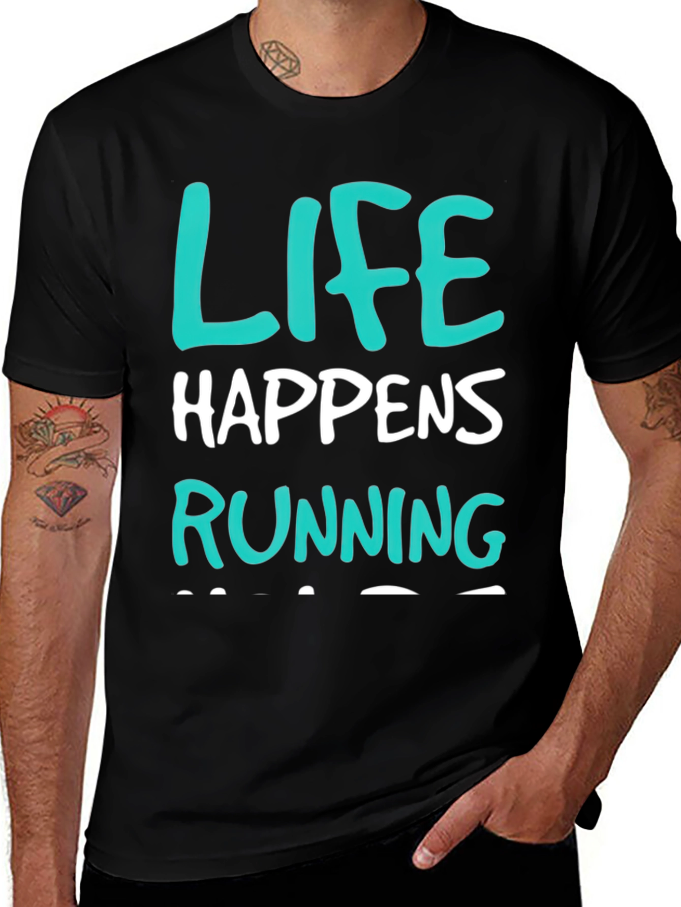 Life Happens Running T-Shirt