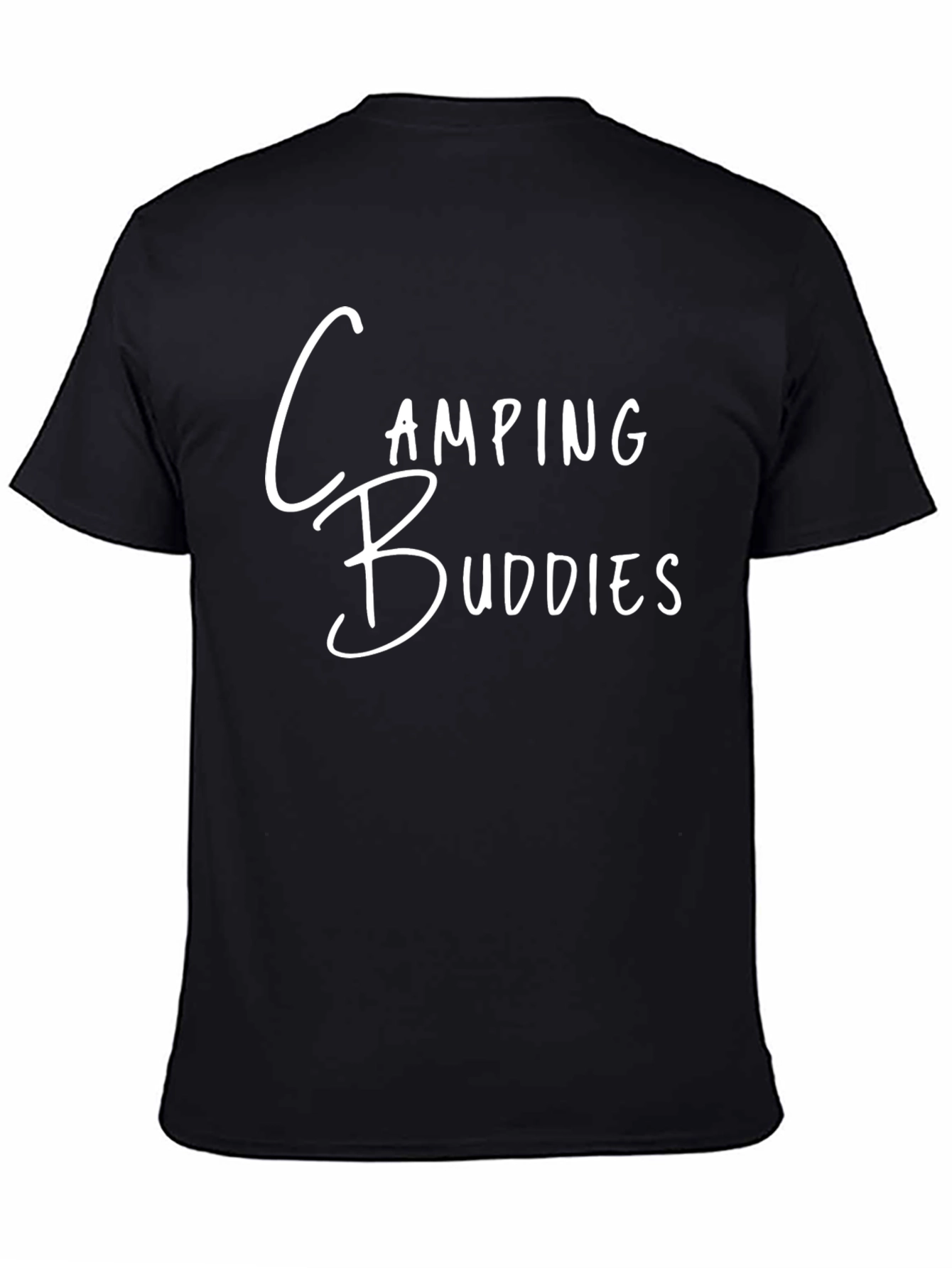 Camping Buddies Black Graphic Tee