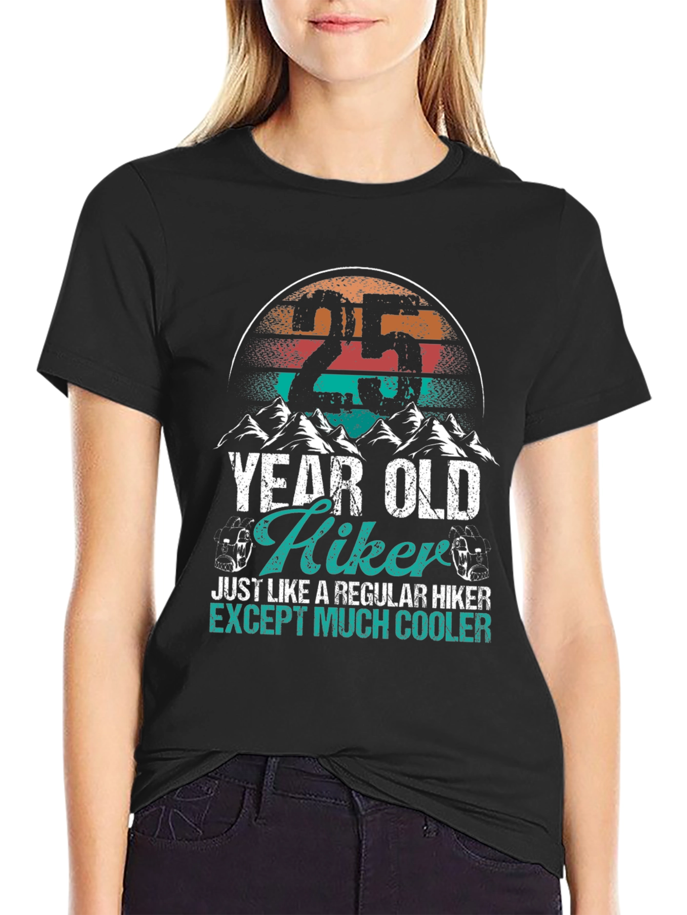 25 Year Old Hiker Graphic Tee