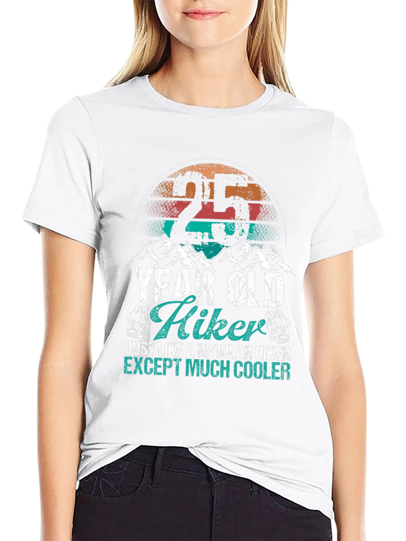 25 Year Old Hiker Graphic Tee