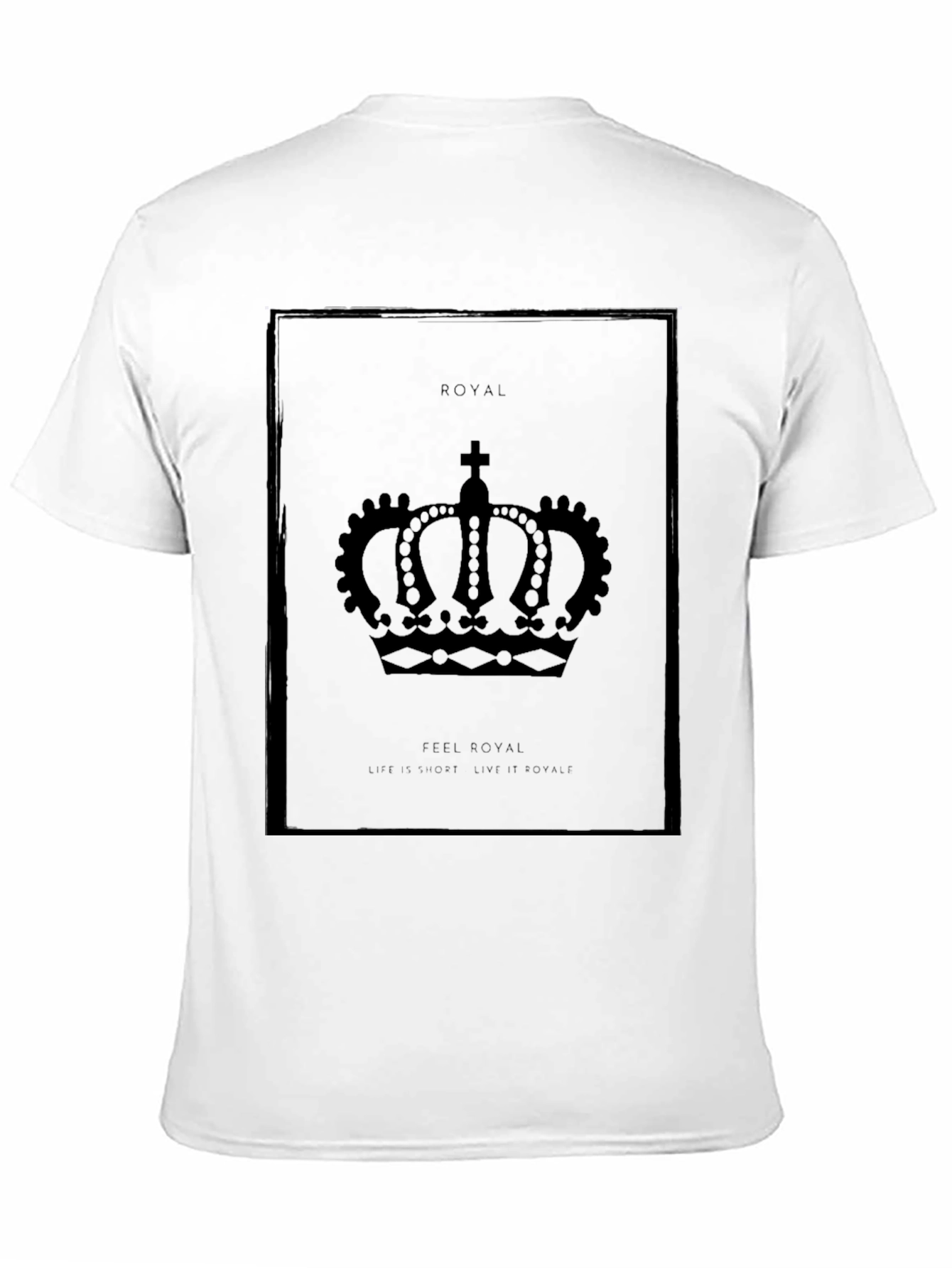 Royal Crown Graphic Tee - Black