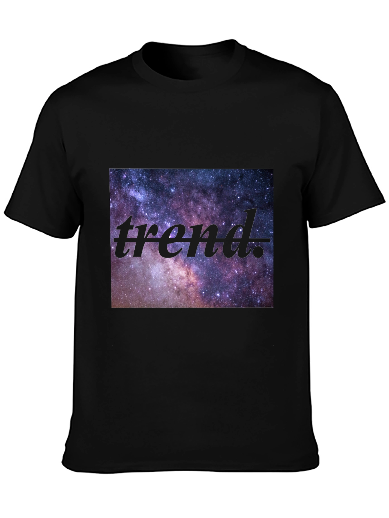 Galaxy Trend Mens Black T-Shirt