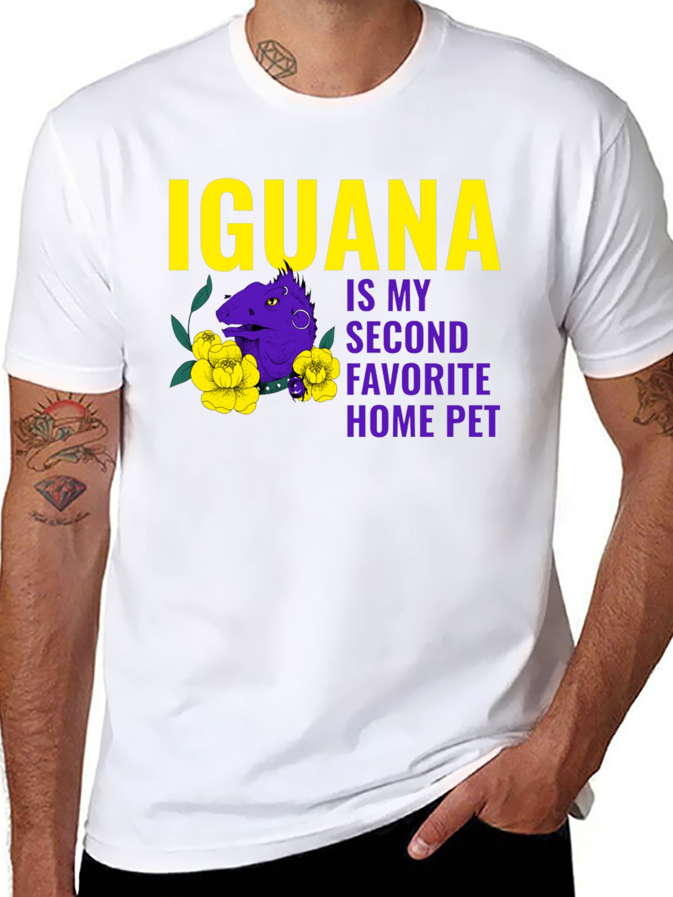 Iguana Second Favorite Home Pet T-Shirt