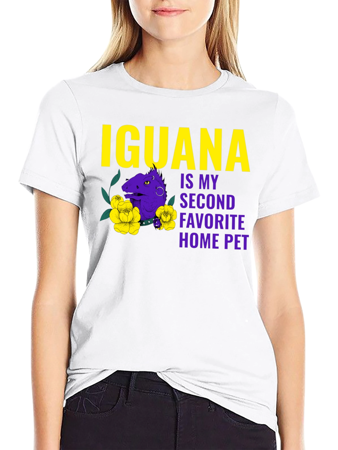 Iguana Second Favorite Home Pet T-Shirt