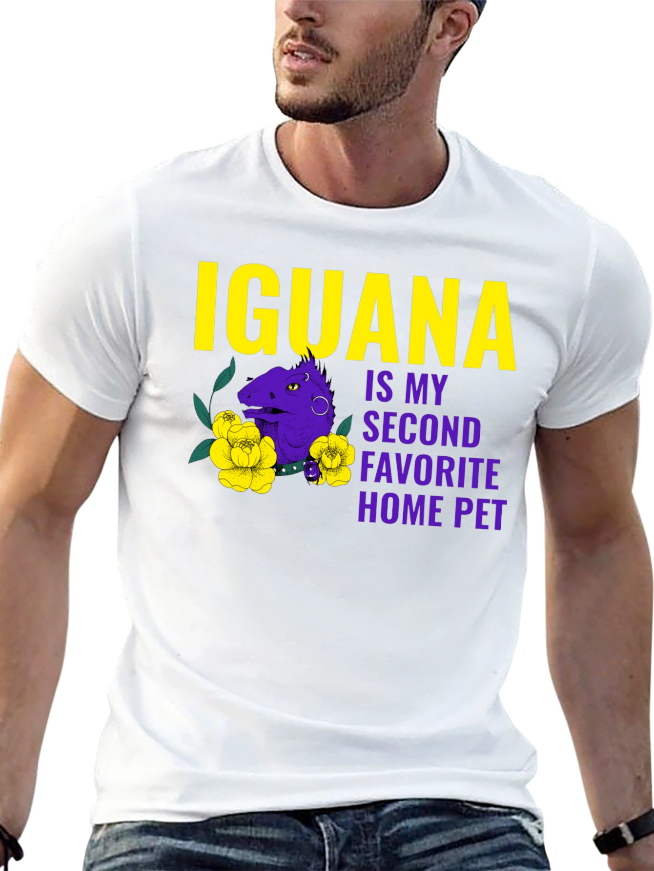 Iguana Second Favorite Home Pet T-Shirt