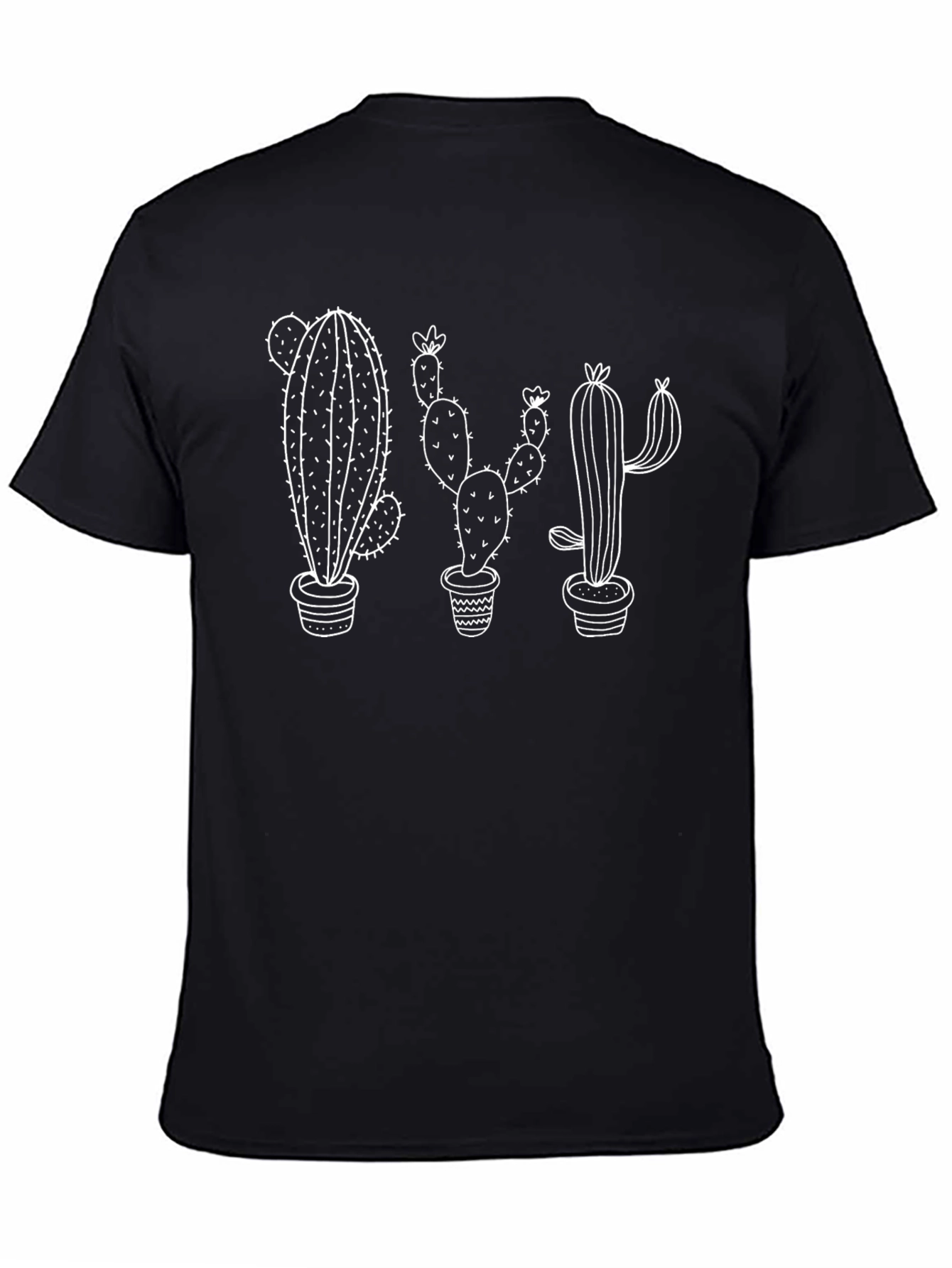 Cactus T-Shirt - Black Plant Tee