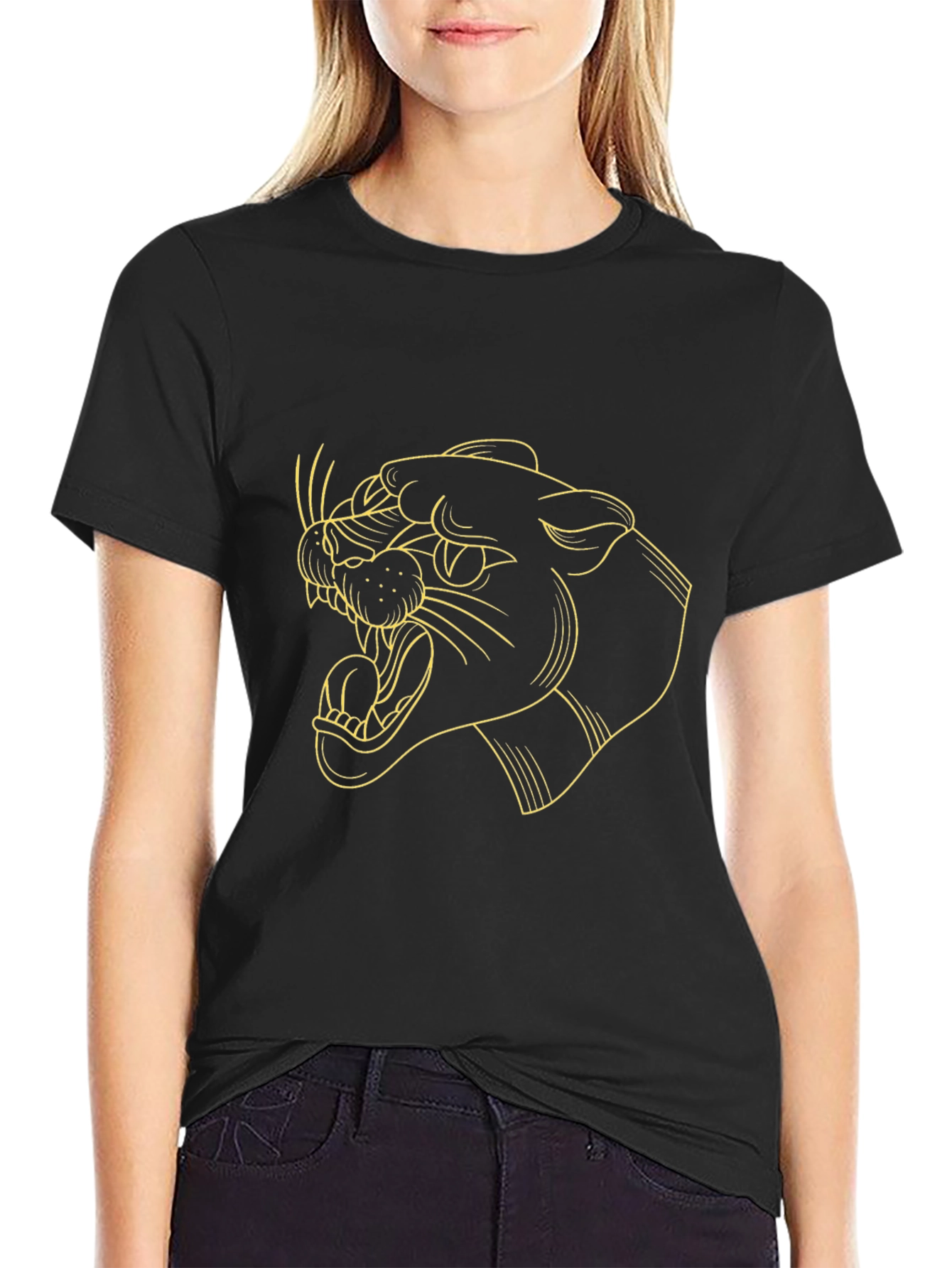 Black Panther Graphic Tee - Stylish Mens T-Shirt