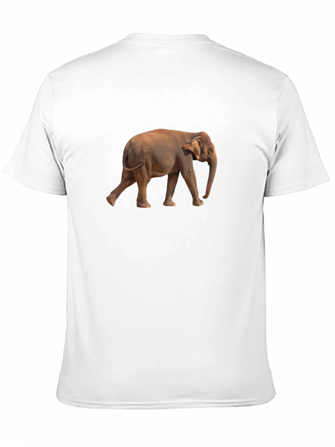 Mens Black Elephant Graphic Tee