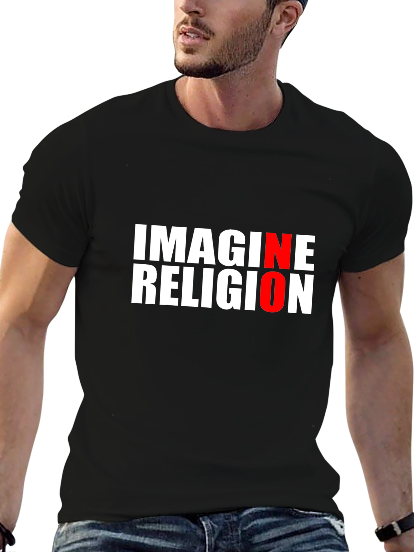 Imagine No Religion T-Shirt - Atheist Tee