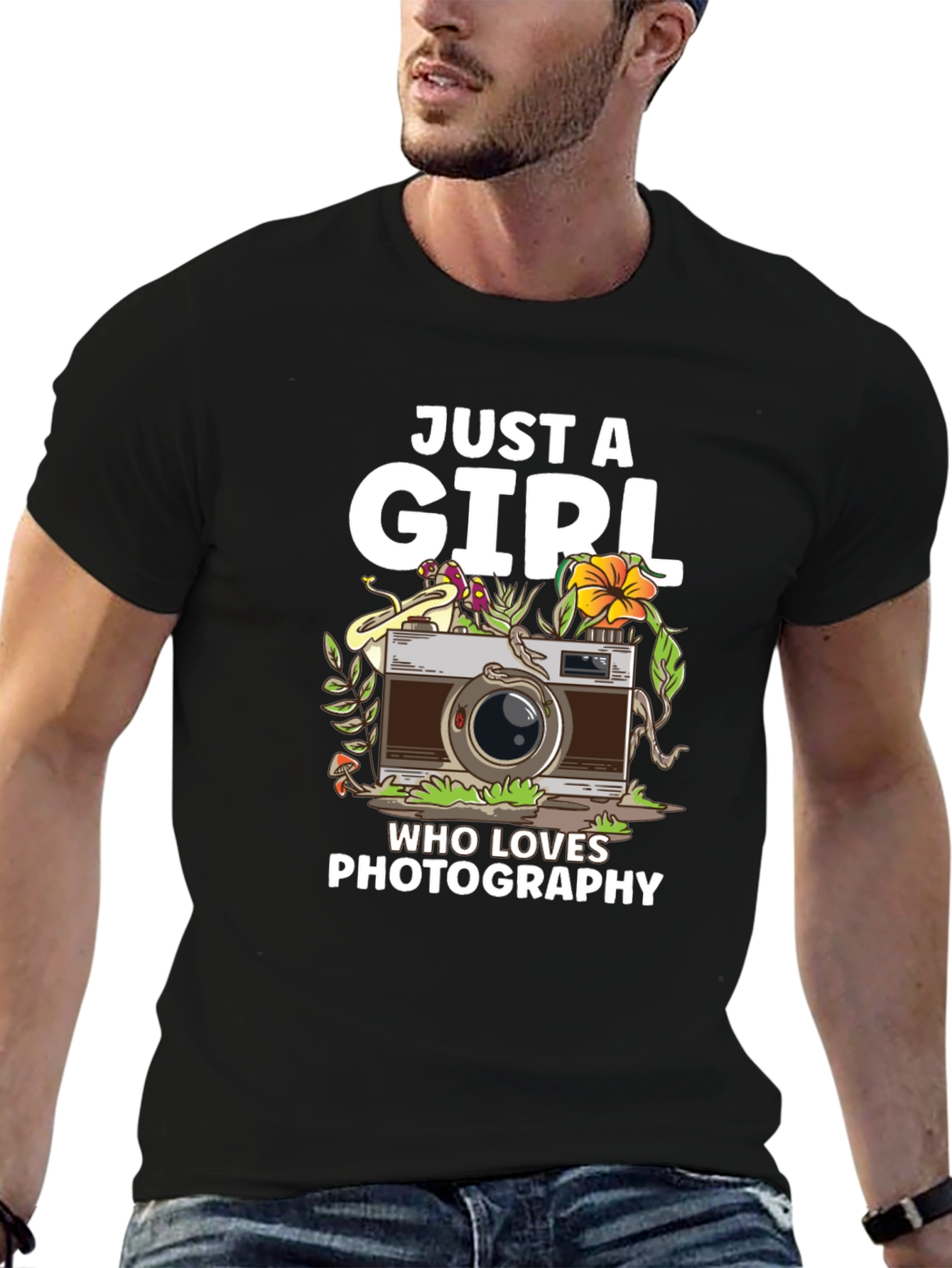 Just A Girl Who Loves Photography T-Shirt