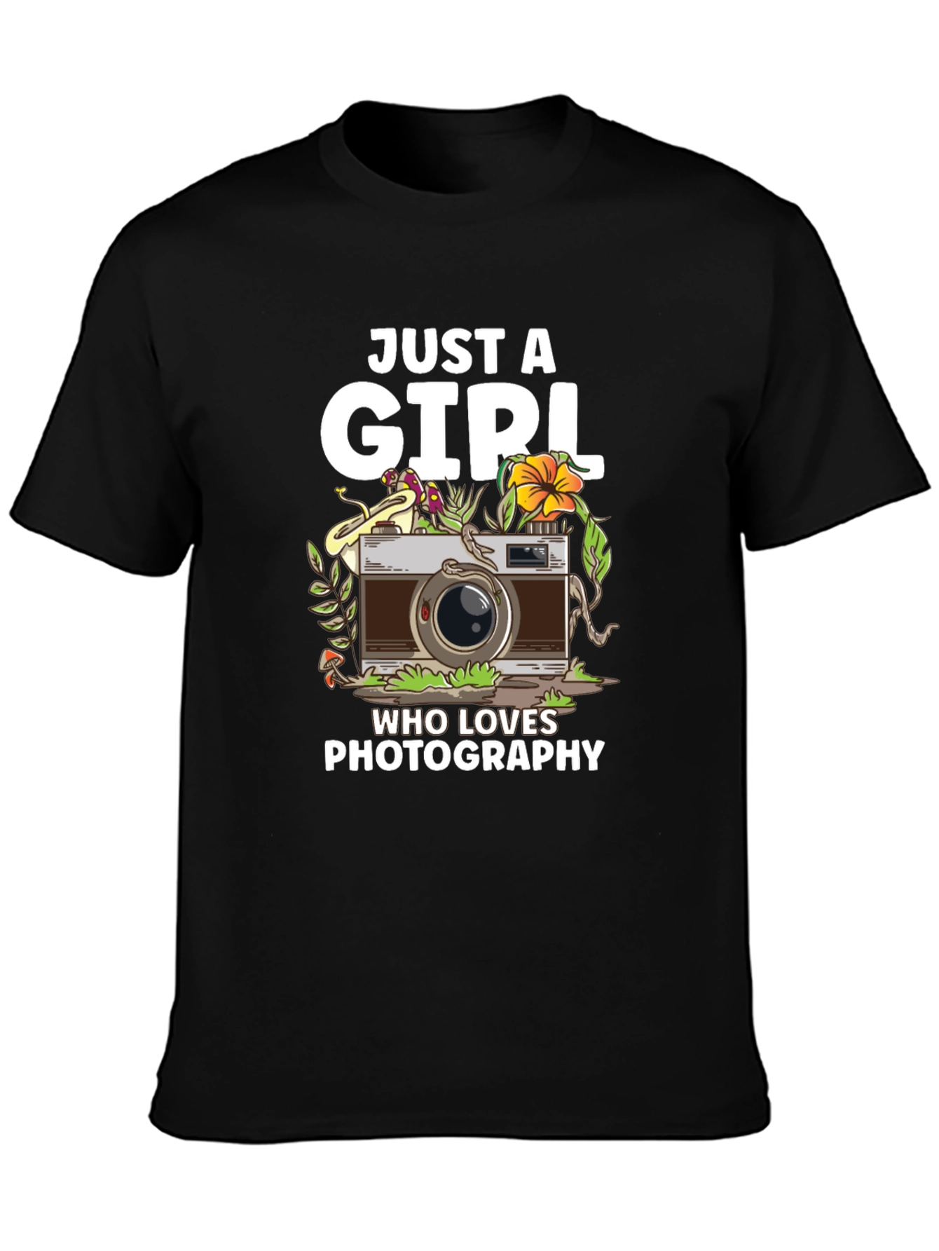 Just A Girl Who Loves Photography T-Shirt