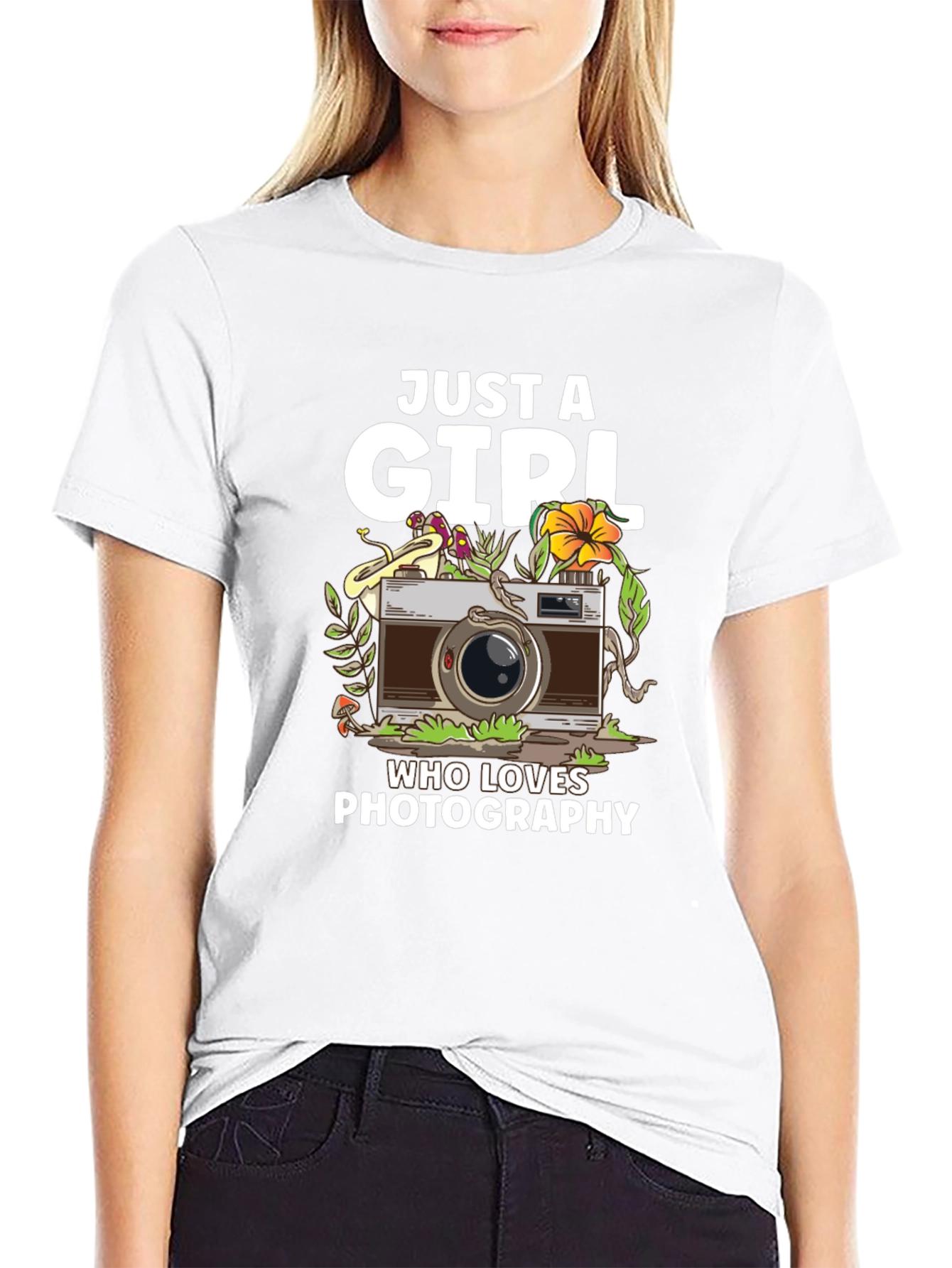 Just A Girl Who Loves Photography T-Shirt
