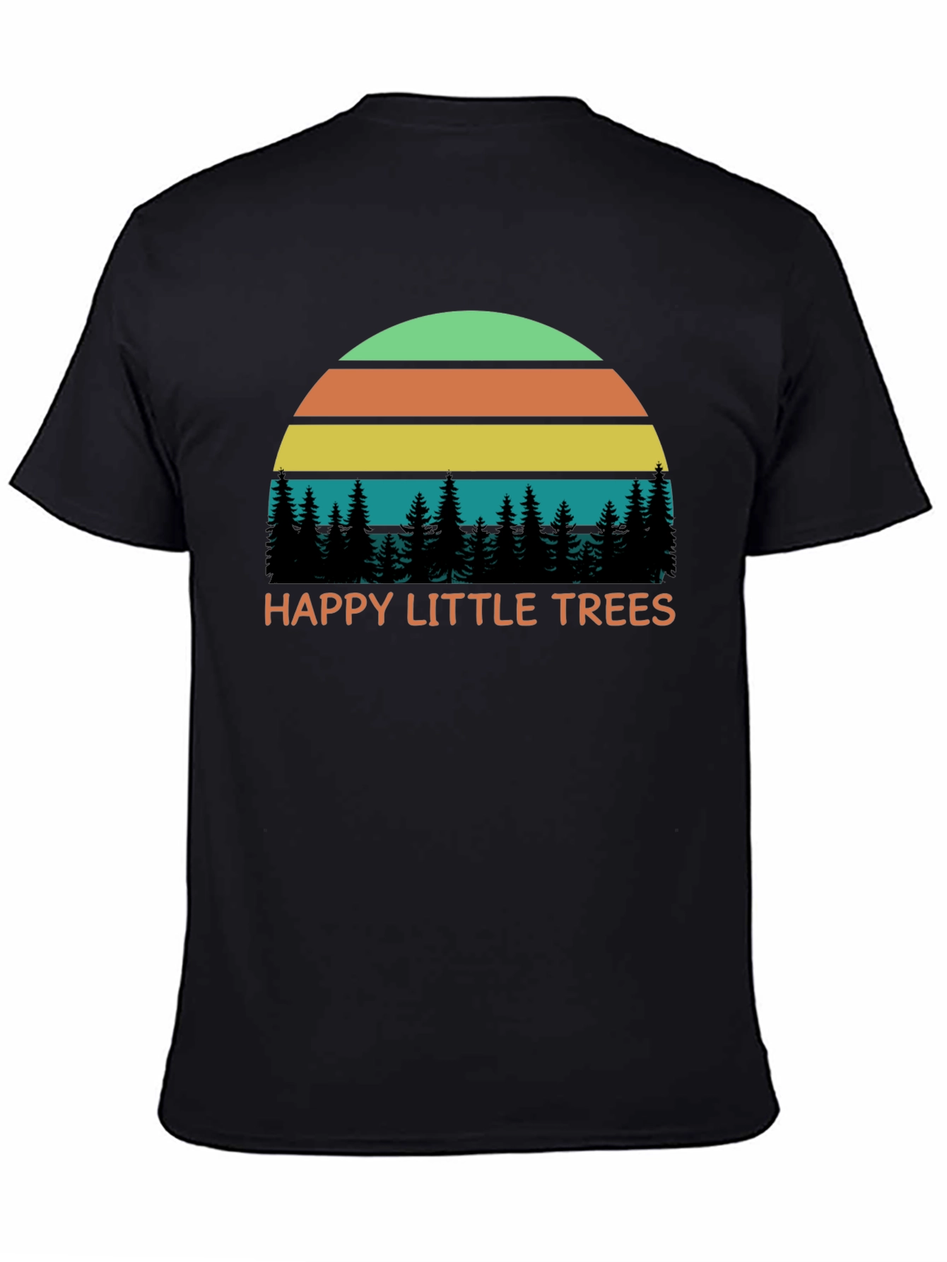 Happy Little Trees Retro T-Shirt