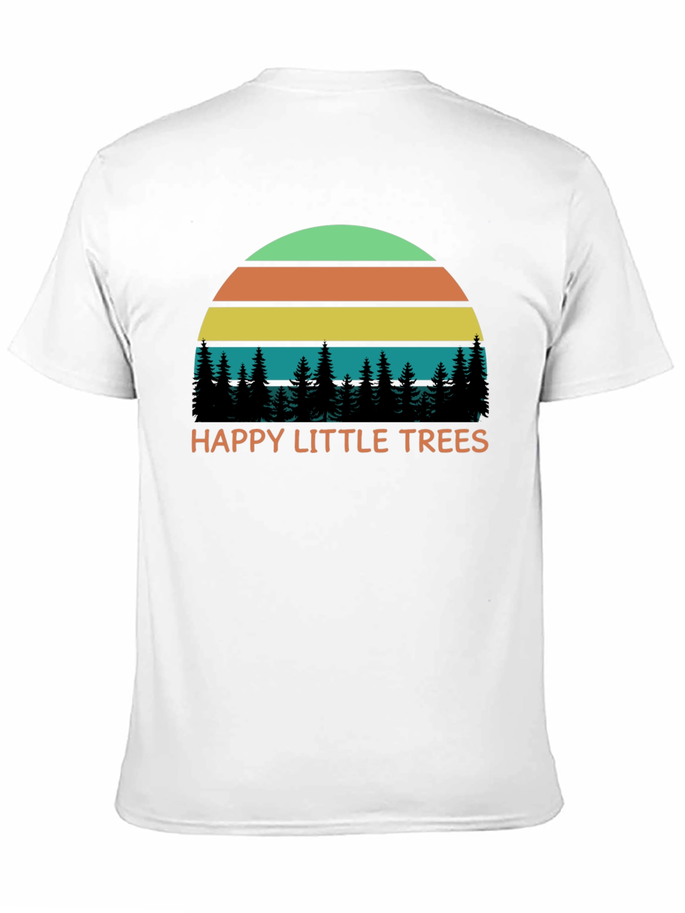 Happy Little Trees Retro T-Shirt