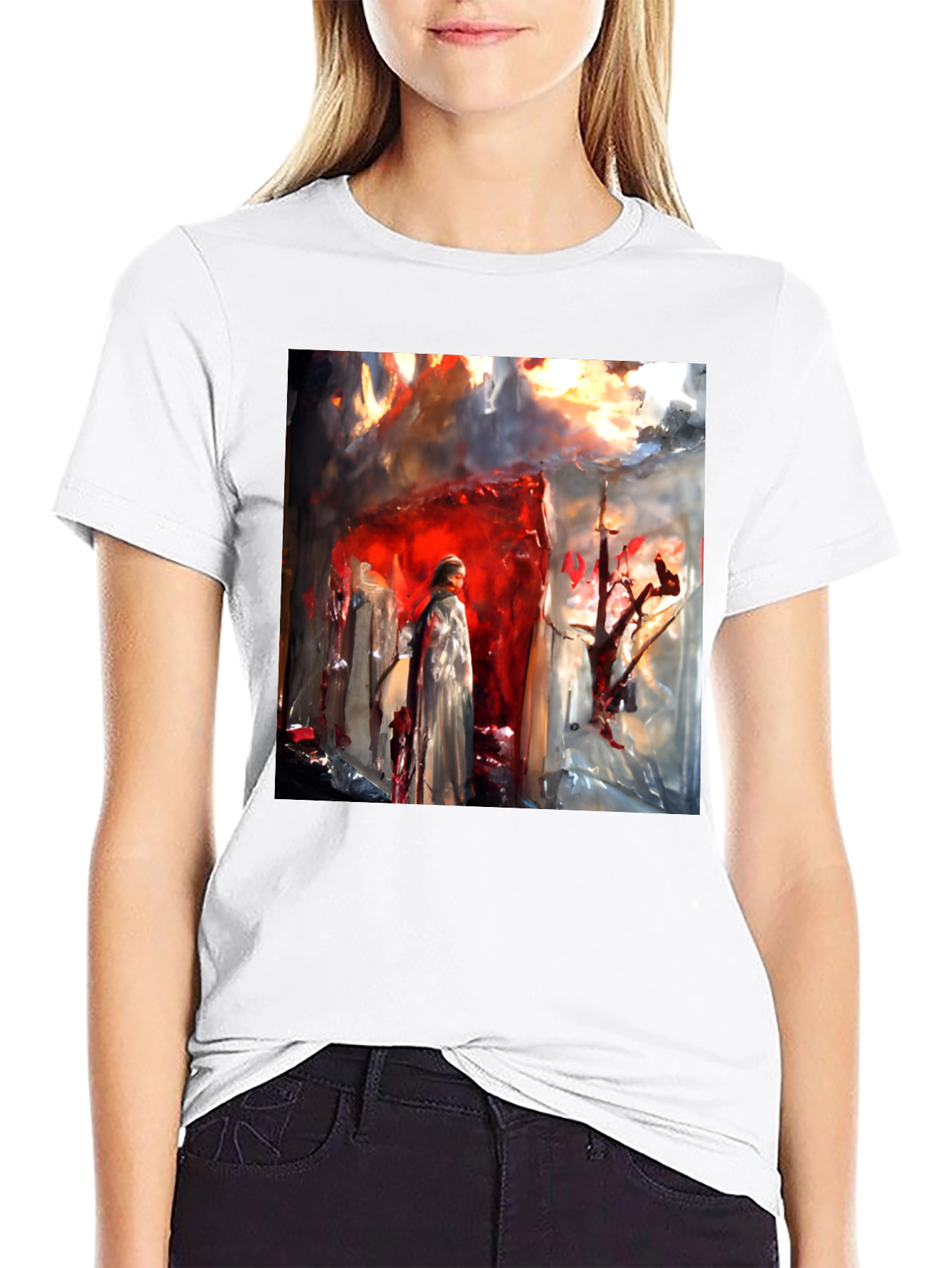 Abstract Art Graphic Tee - Unique Design