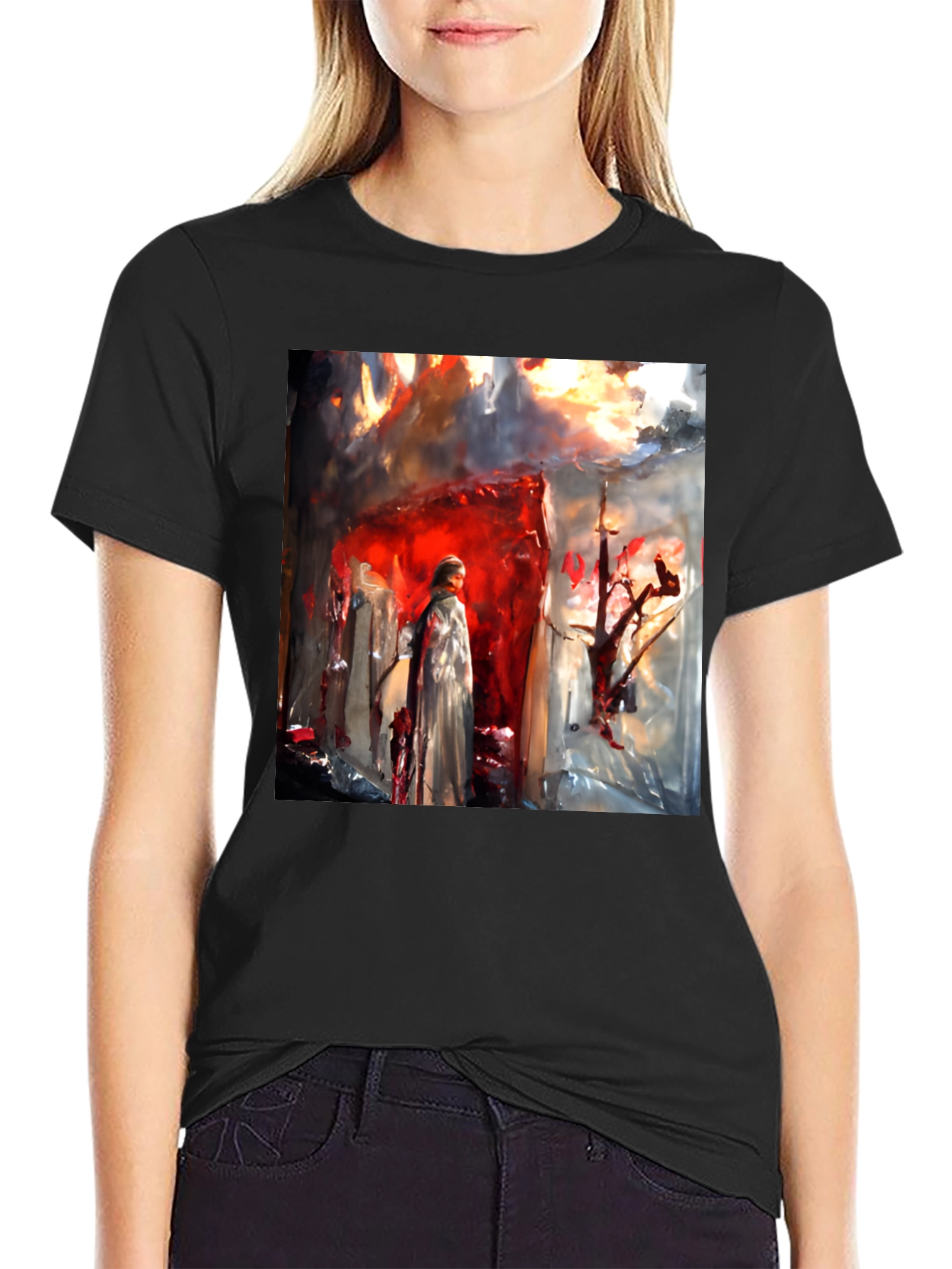 Abstract Art Graphic Tee - Unique Design