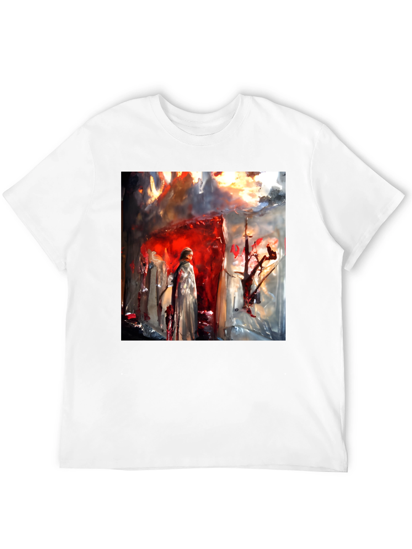 Abstract Art Graphic Tee - Unique Design