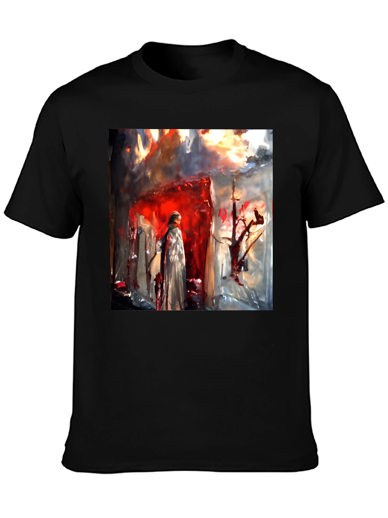 Abstract Art Graphic Tee - Unique Design