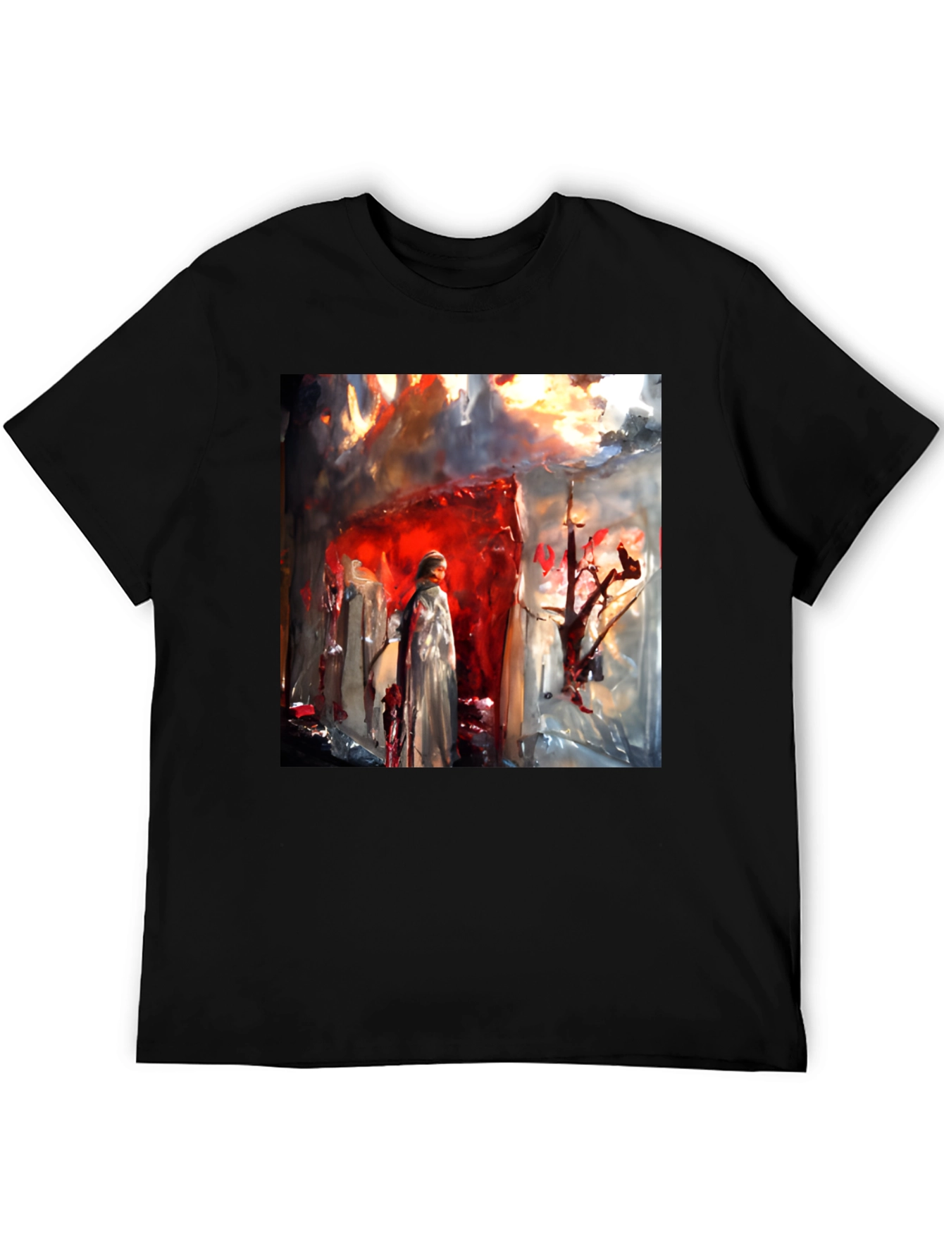 Abstract Art Graphic Tee - Unique Design