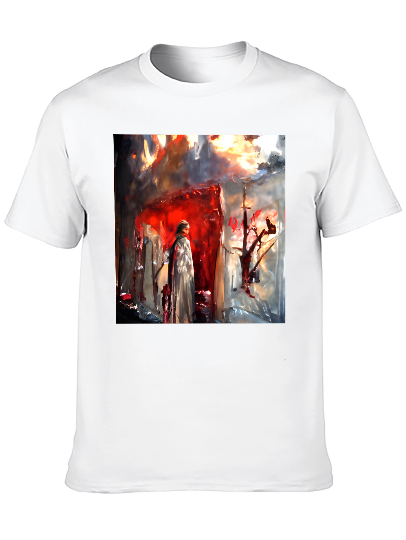 Abstract Art Graphic Tee - Unique Design