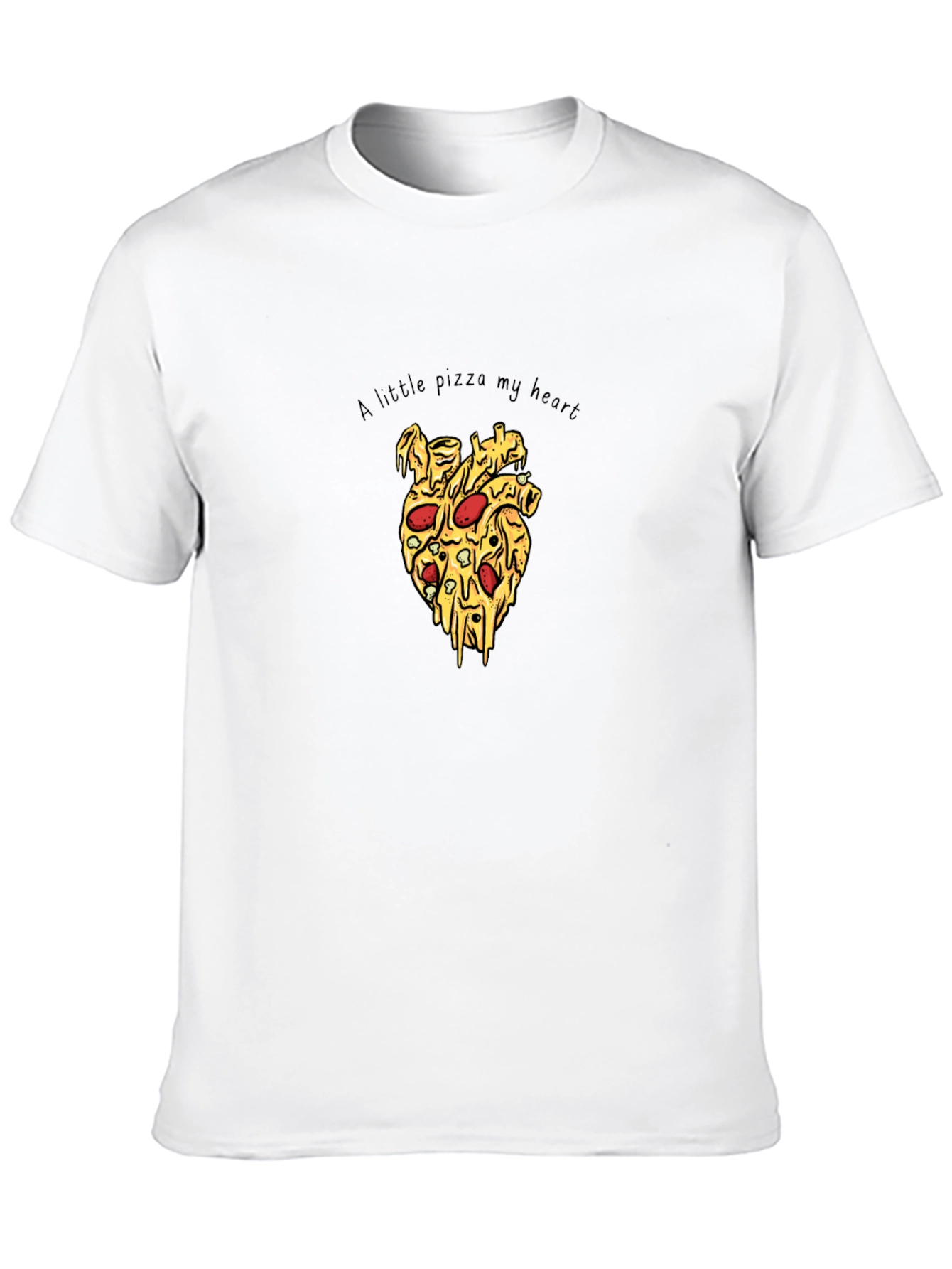 Pizza My Heart Tee - Fun Graphic Print T-Shirt