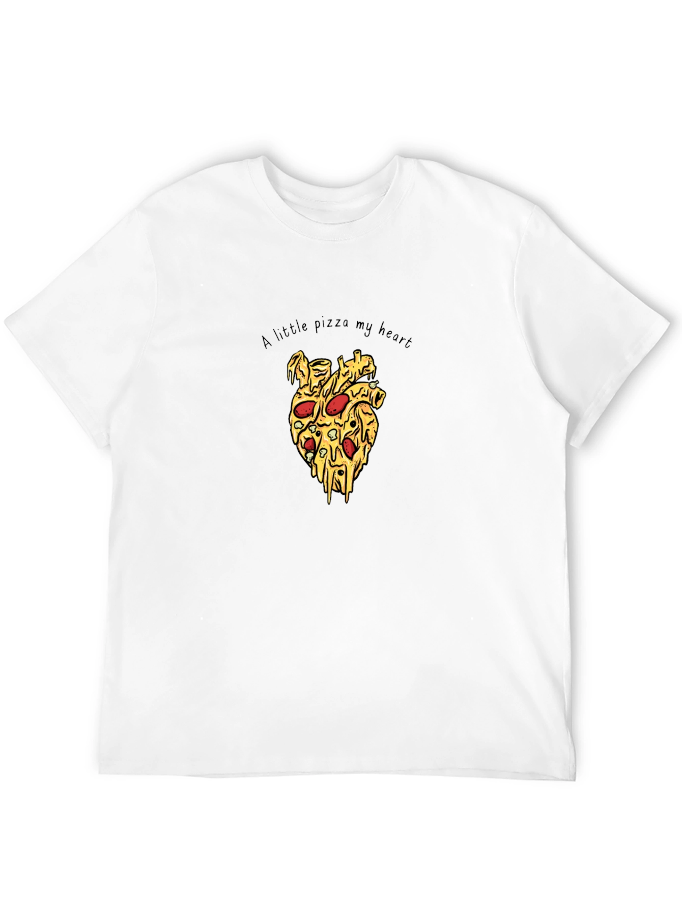Pizza My Heart Tee - Fun Graphic Print T-Shirt